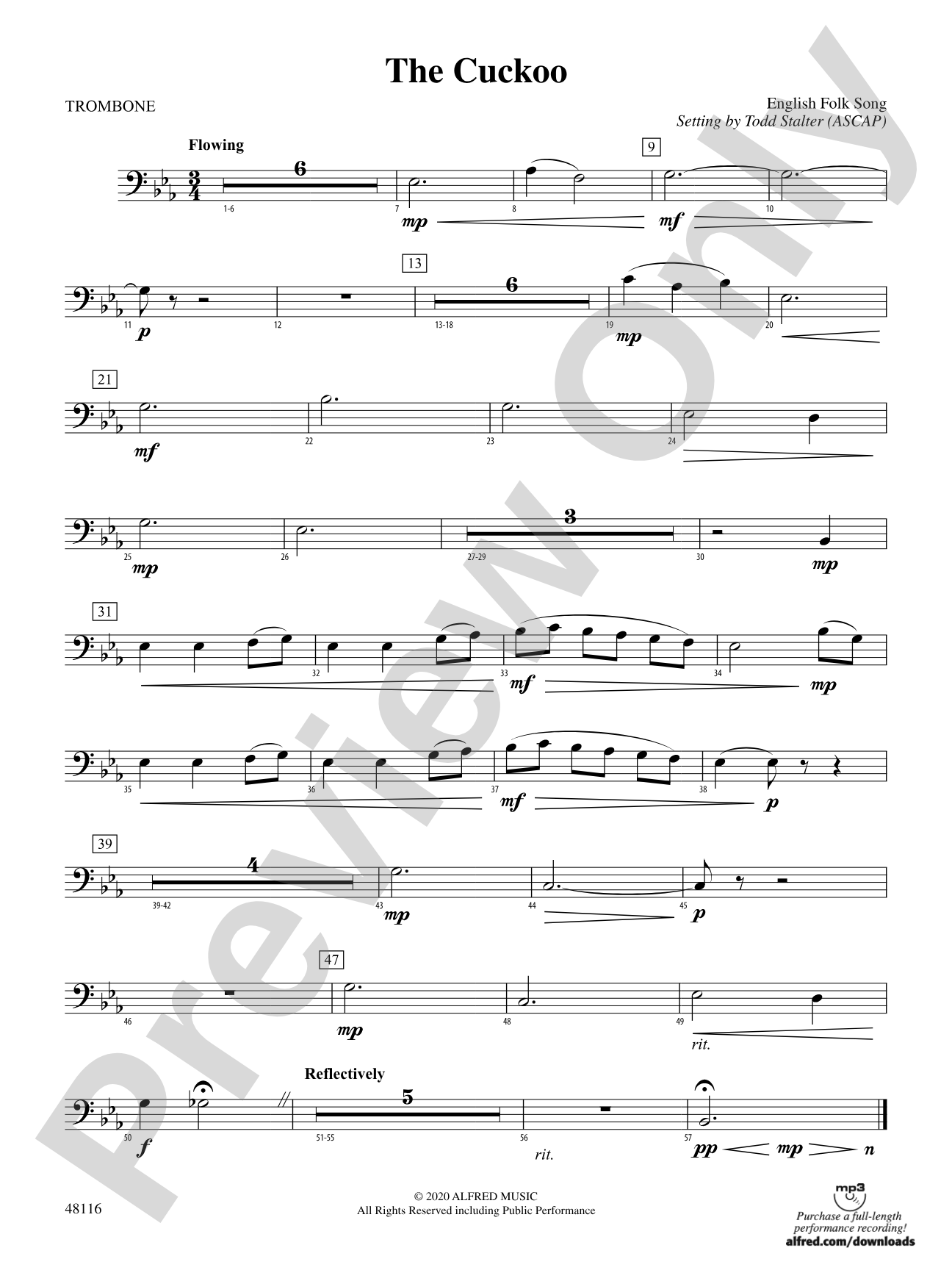 The Cuckoo: 1st Trombone