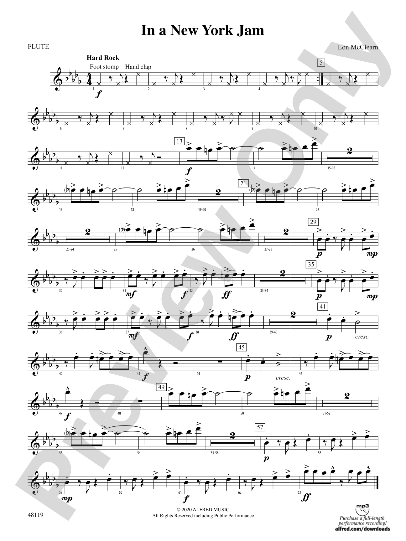 In a New York Jam: Flute