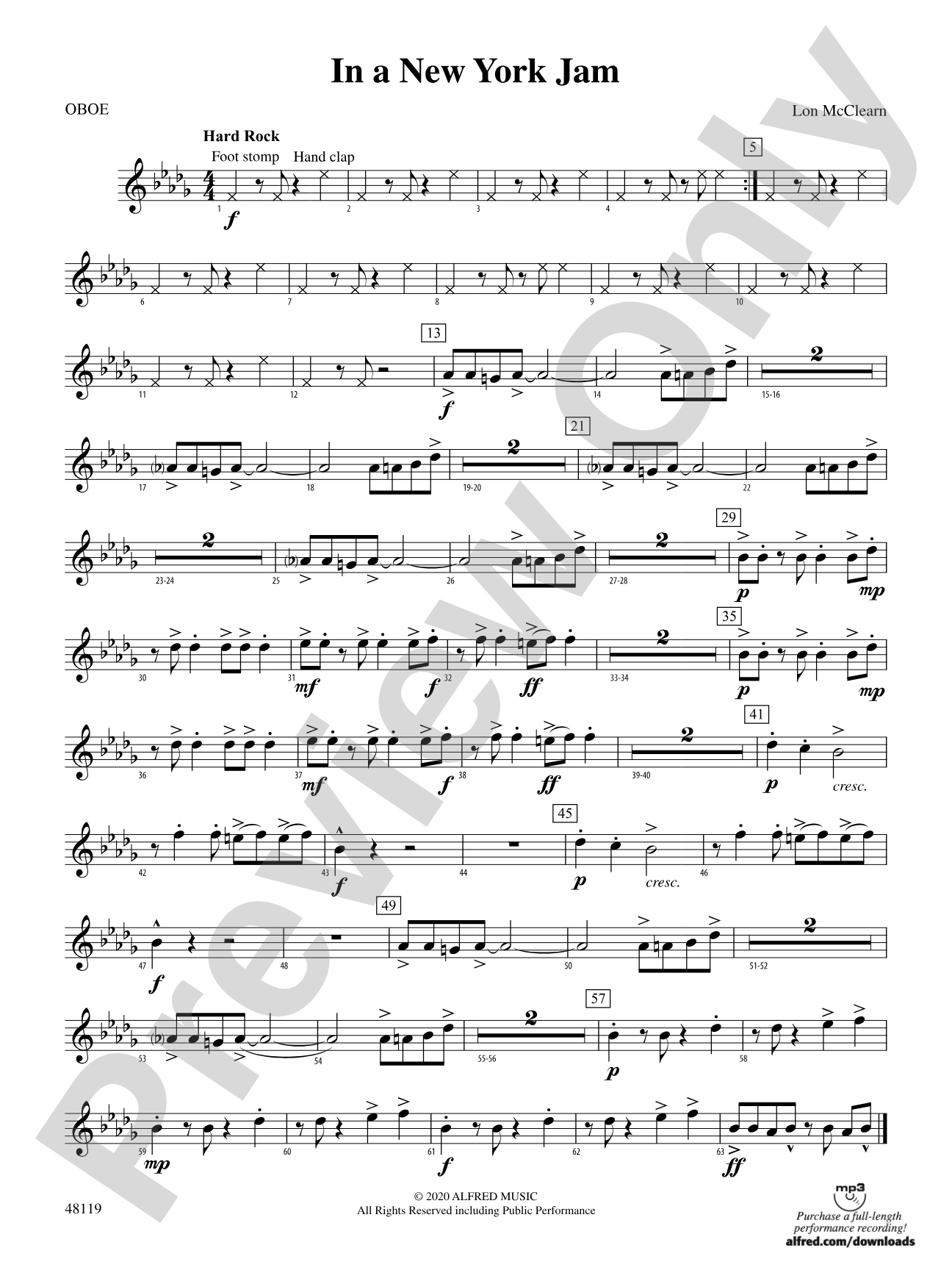 In a New York Jam: Oboe