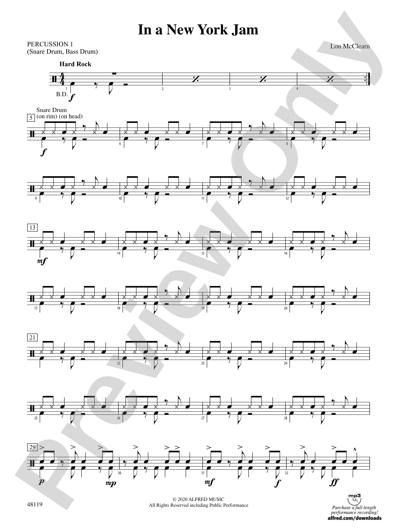 In a New York Jam: 1st Percussion