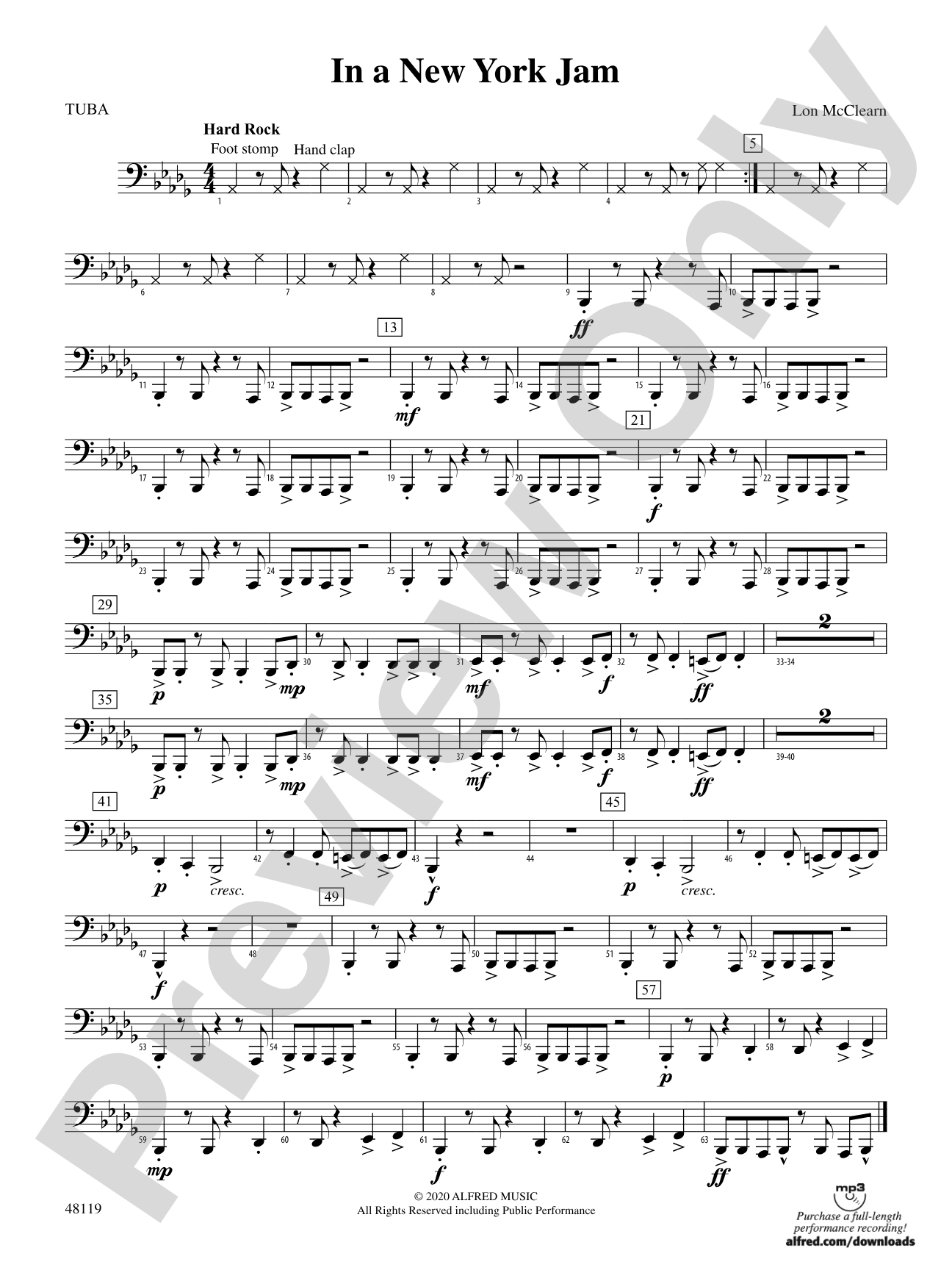 In a New York Jam: Tuba