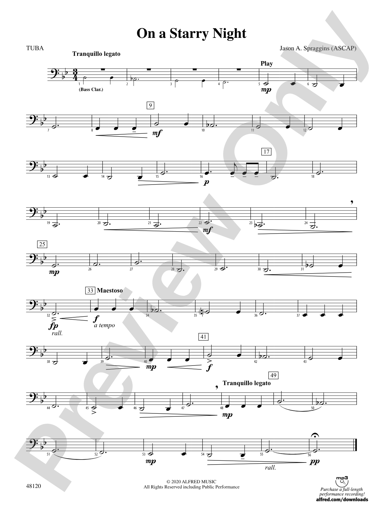 On a Starry Night: Tuba