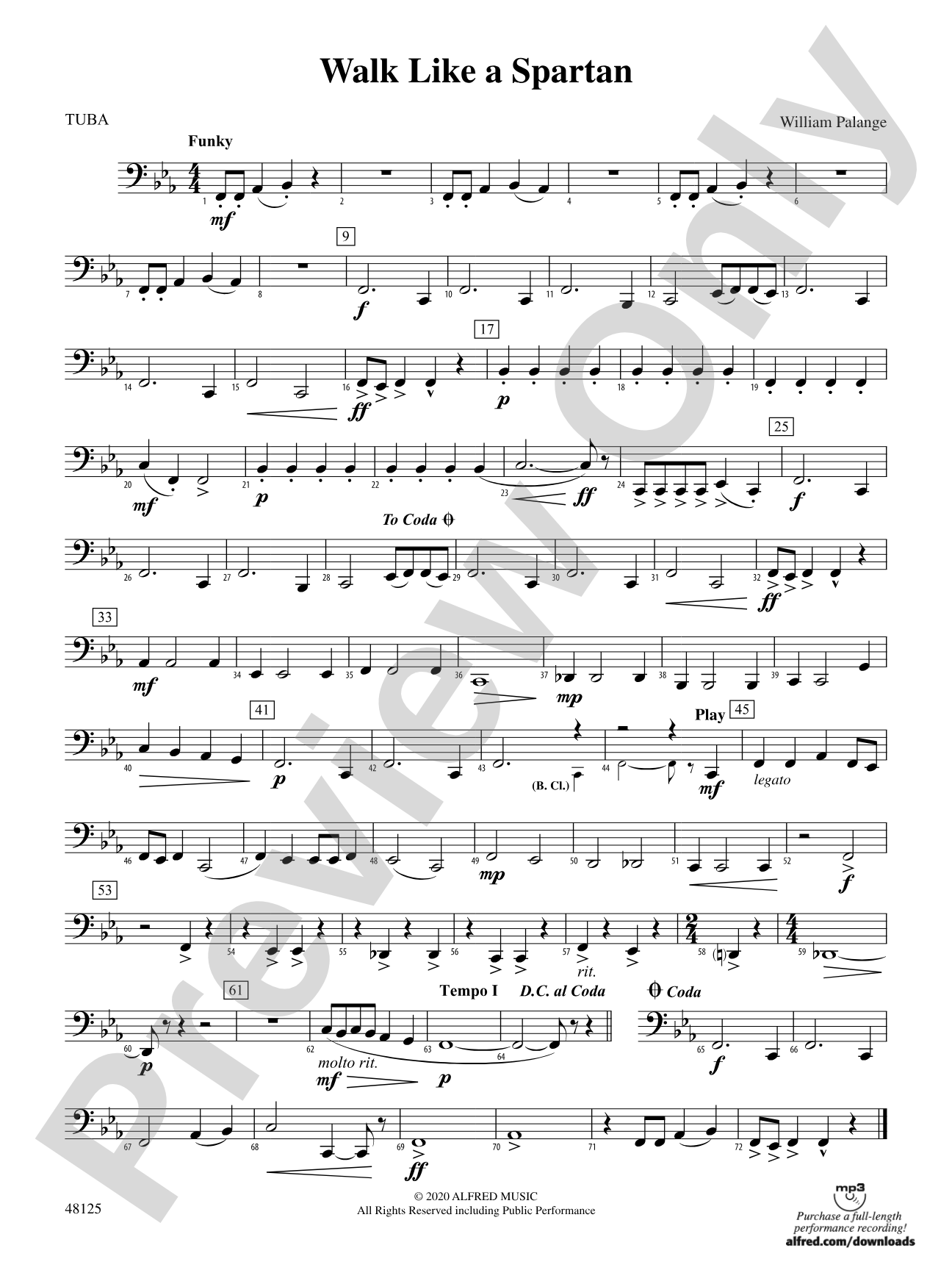 Walk Like a Spartan: Tuba