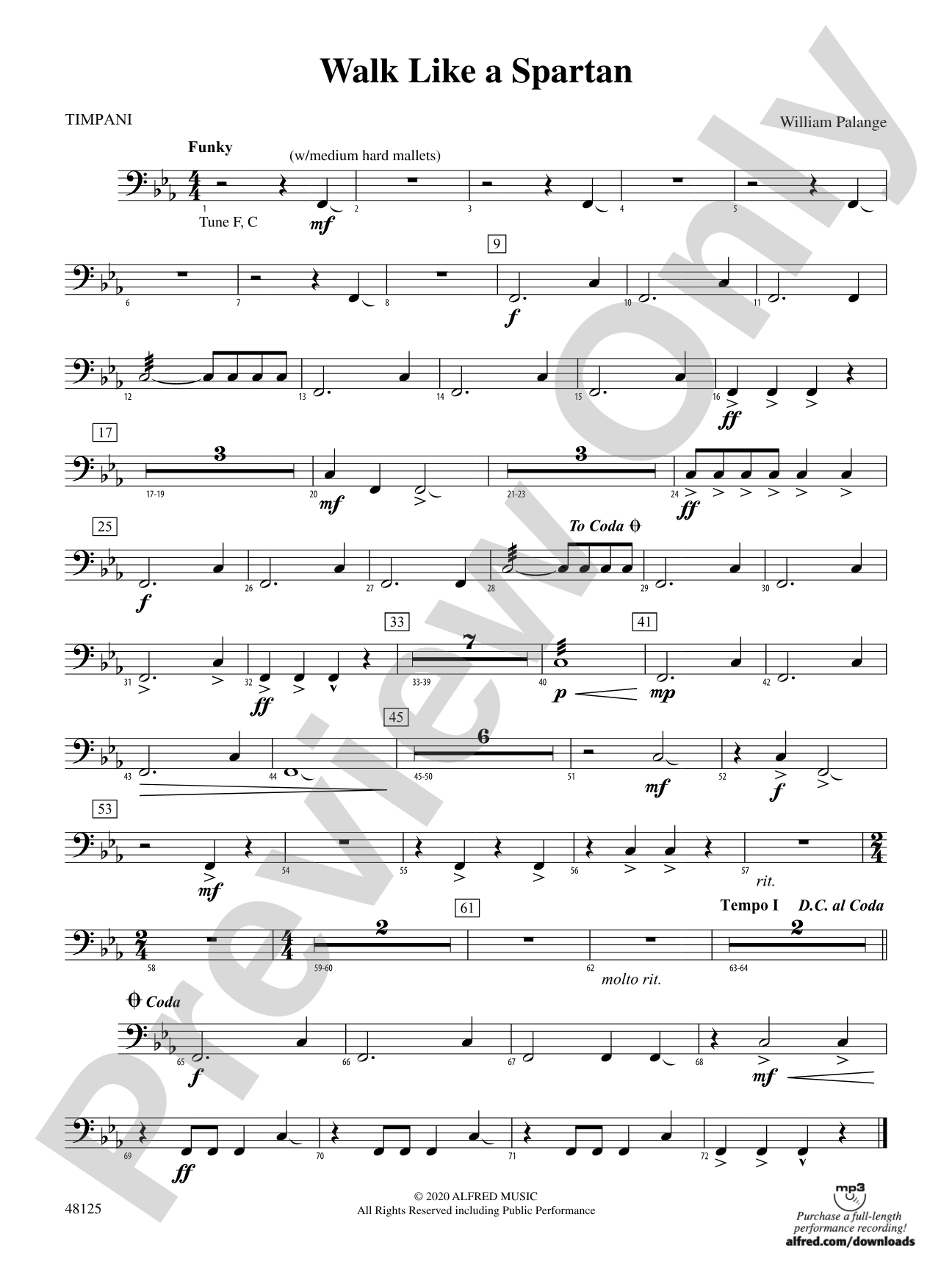 Walk Like a Spartan: Timpani
