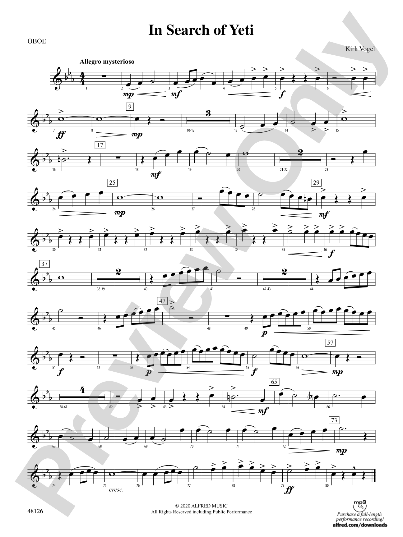 In Search of Yeti: Oboe