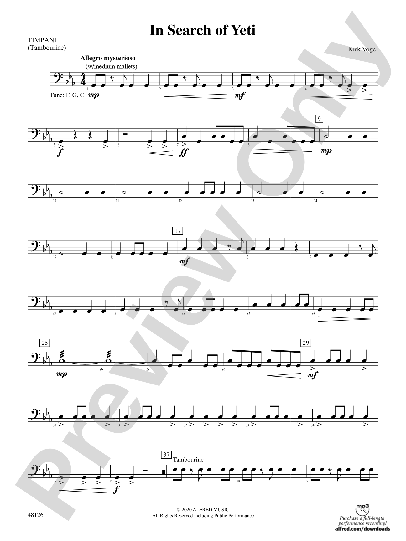 In Search of Yeti: Timpani