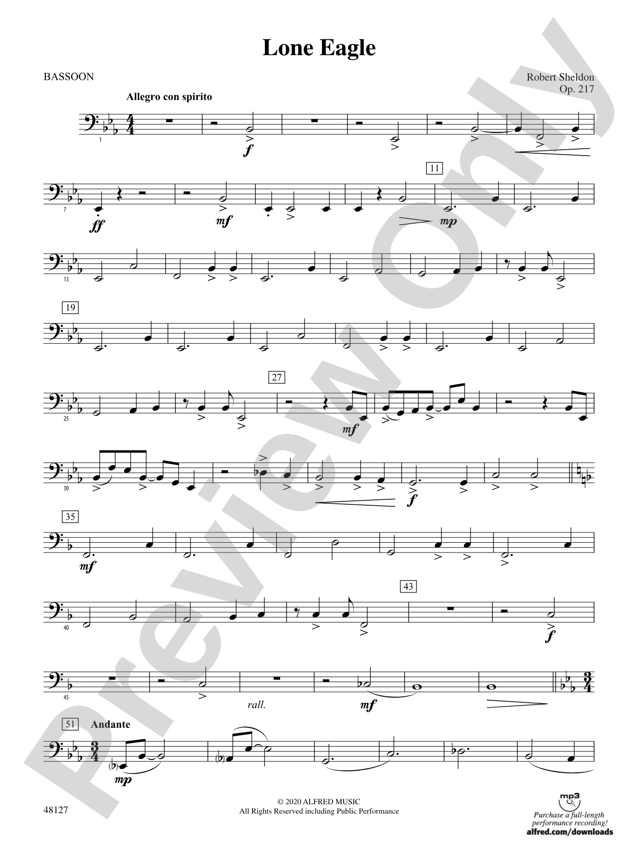 Lone Eagle: Bassoon