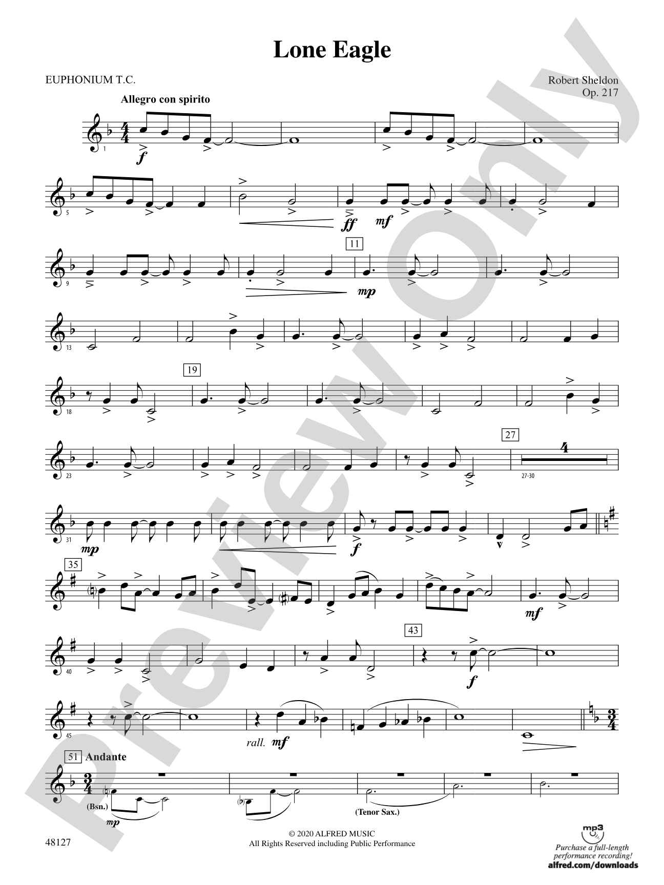 Lone Eagle: Baritone T.C.