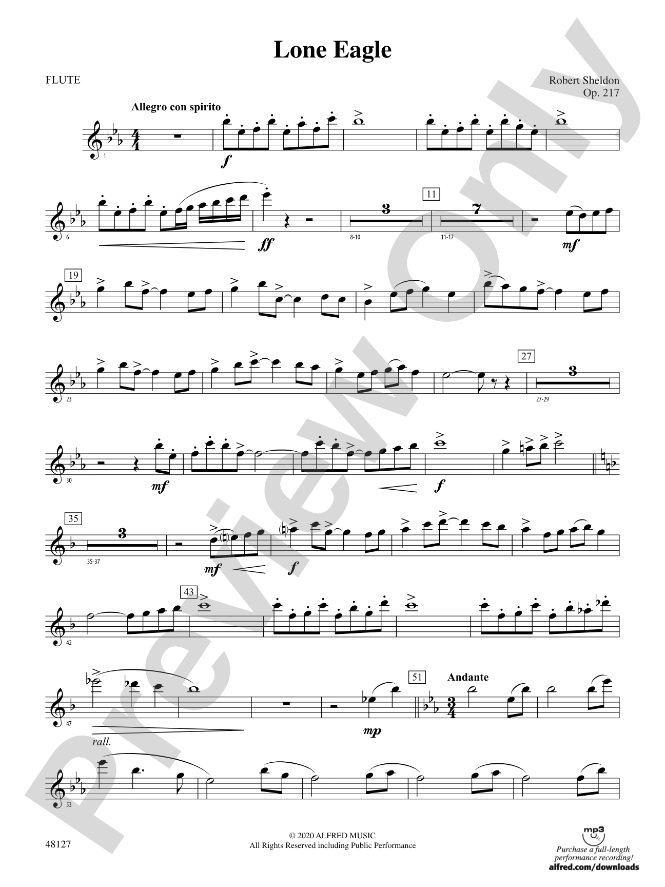 Lone Eagle: Flute