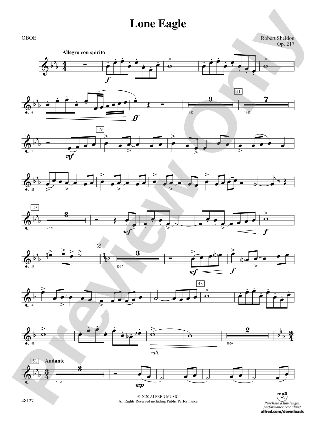 Lone Eagle: Oboe