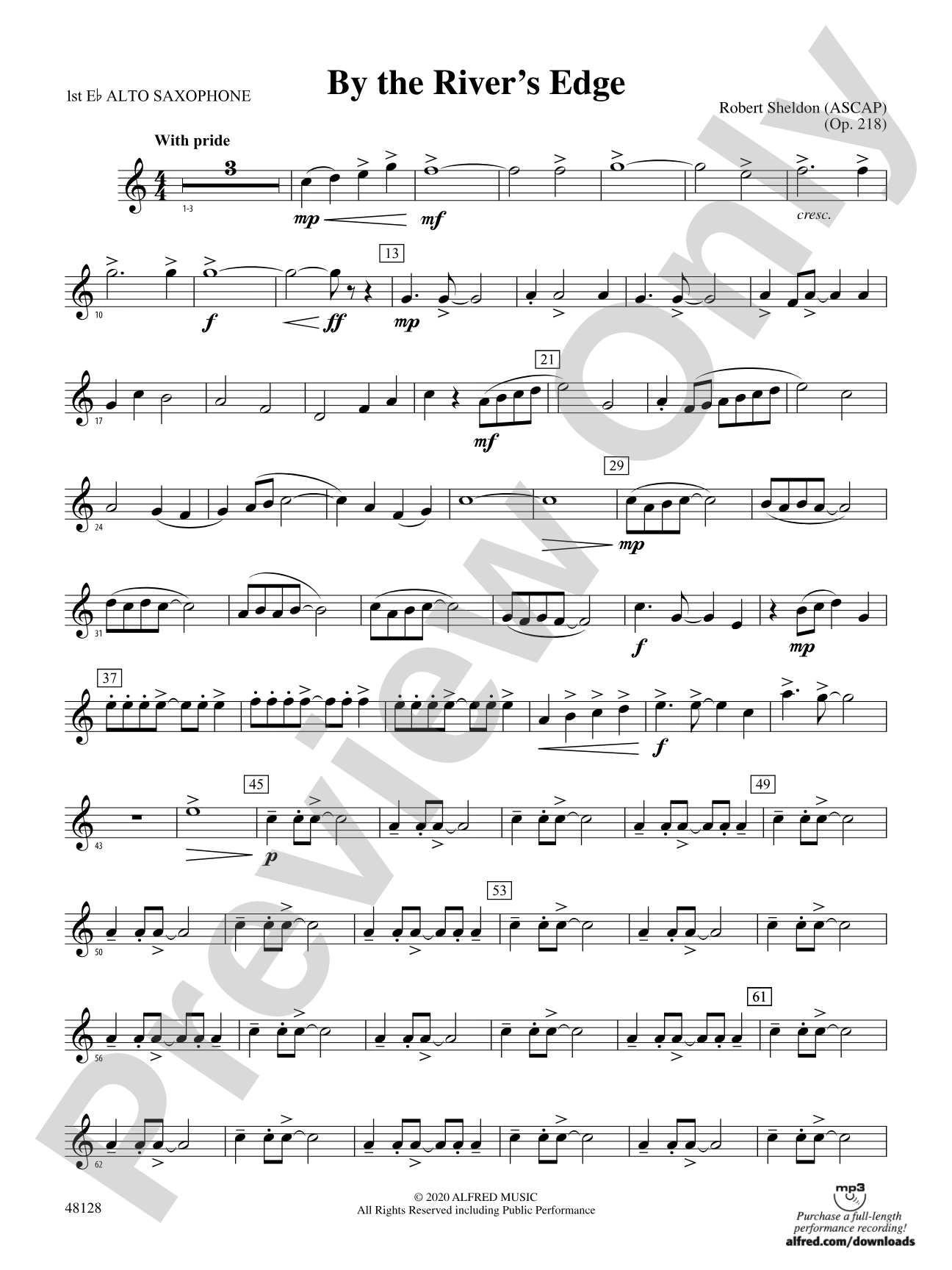 By the River's Edge: E-flat Alto Saxophone