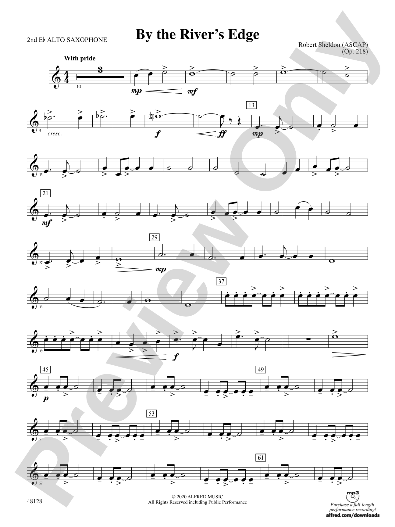By the River's Edge: 2nd E-flat Alto Saxophone