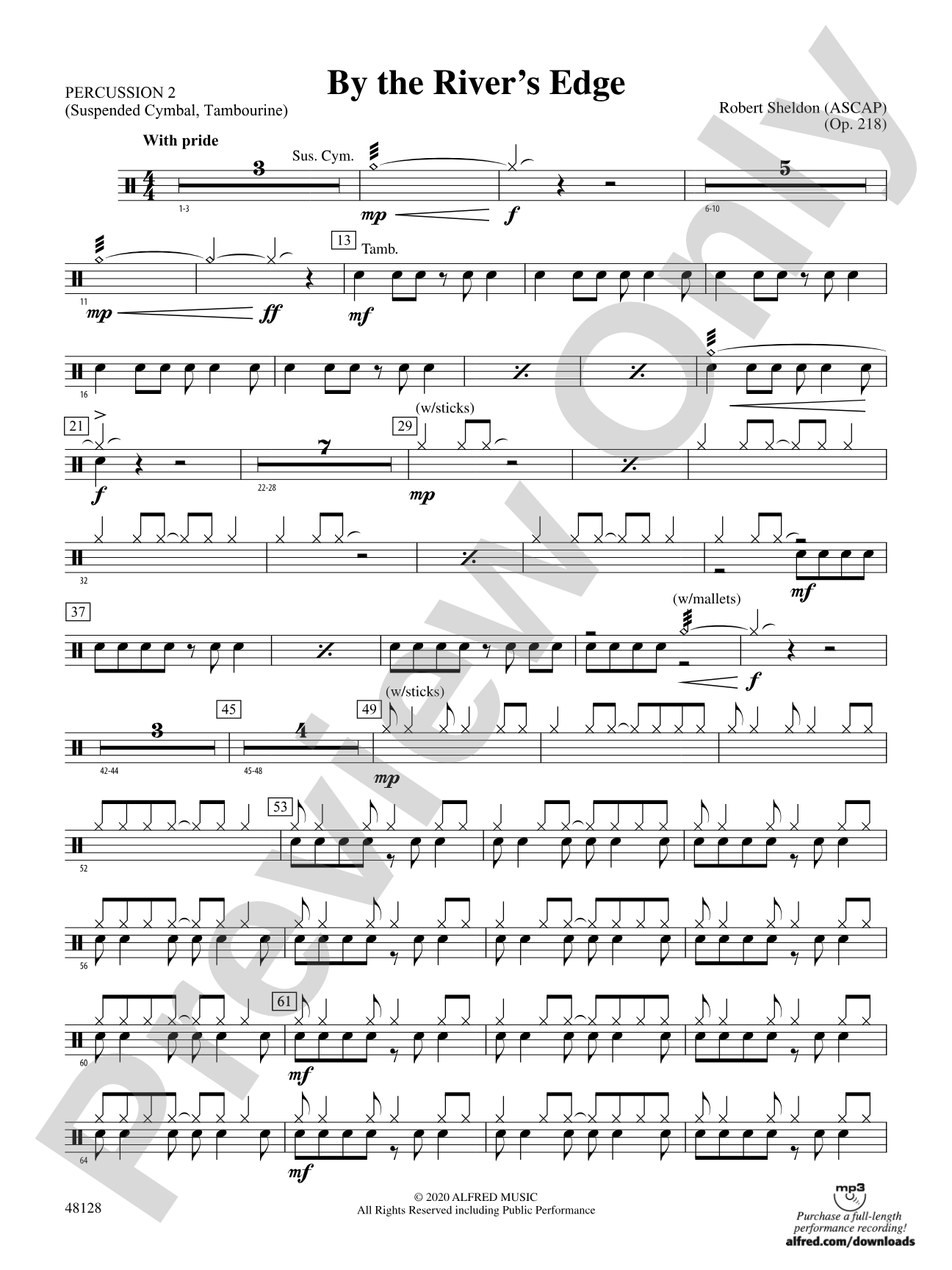 By the River's Edge: 2nd Percussion