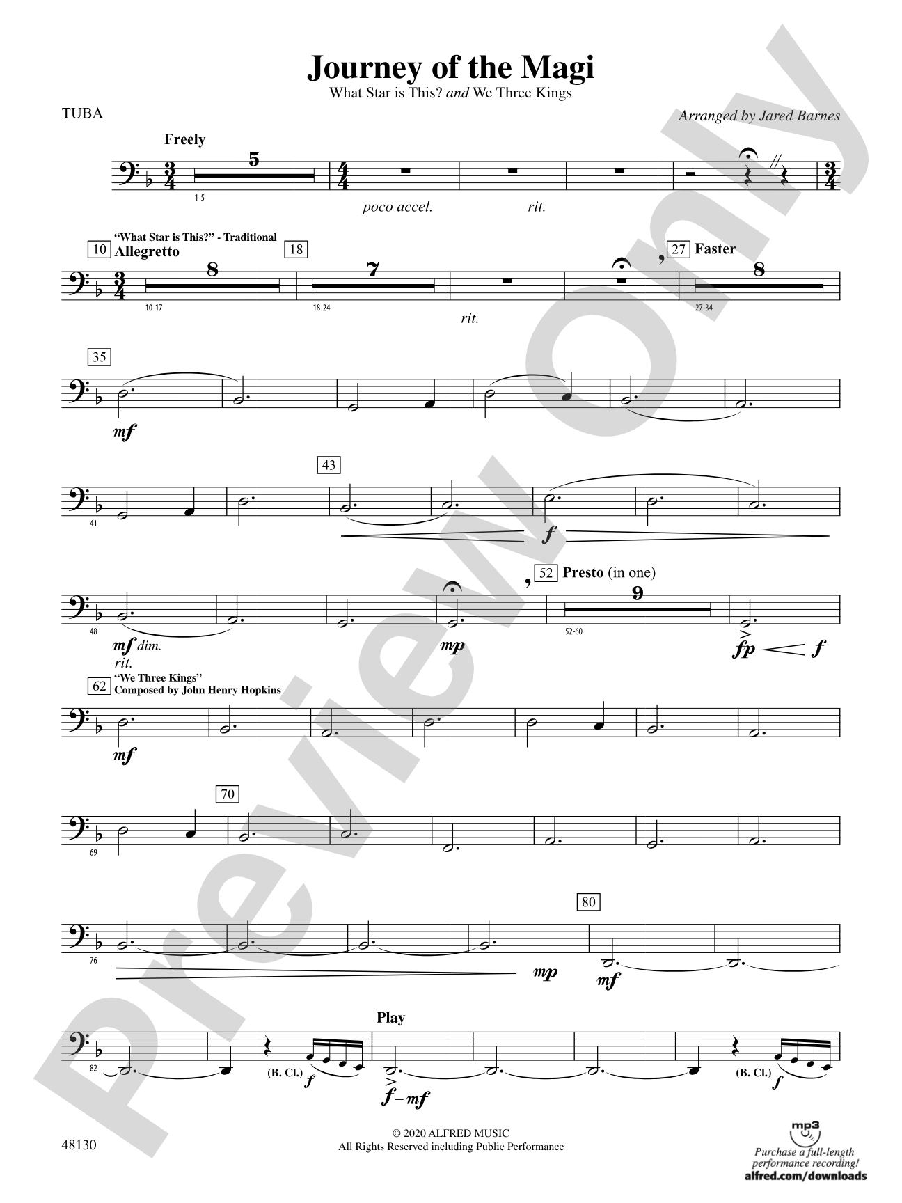 Journey of the Magi: Tuba