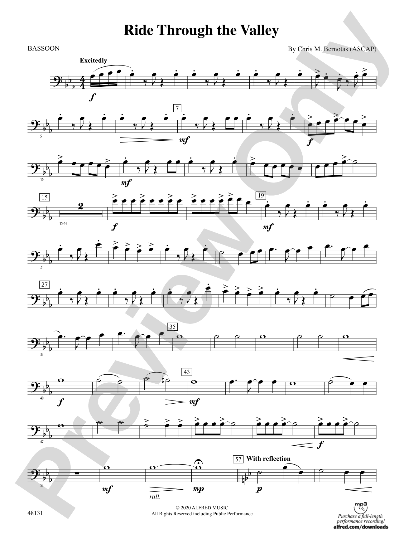 Ride Through the Valley: Bassoon