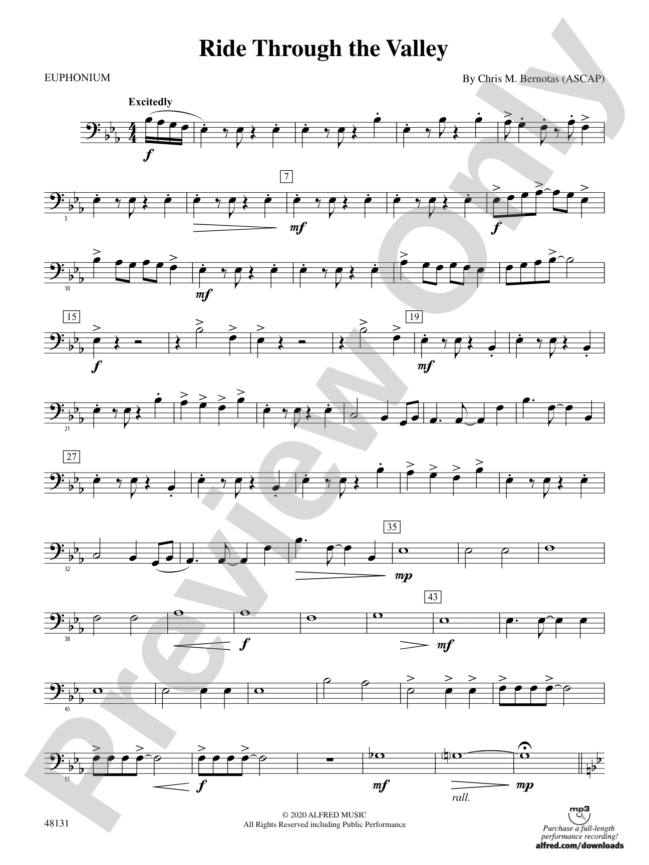 Ride Through the Valley: Baritone B.C.