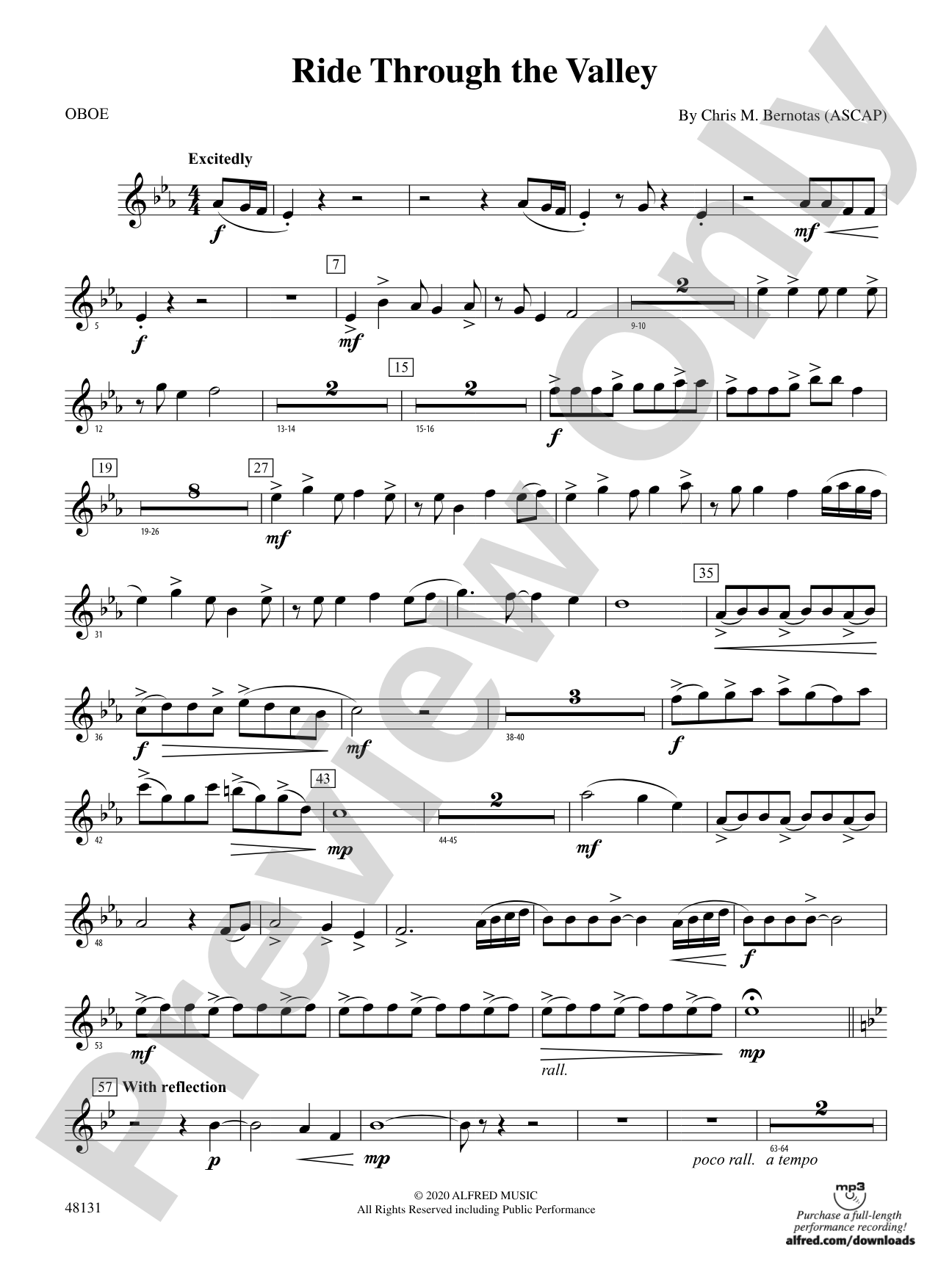 Ride Through the Valley: Oboe