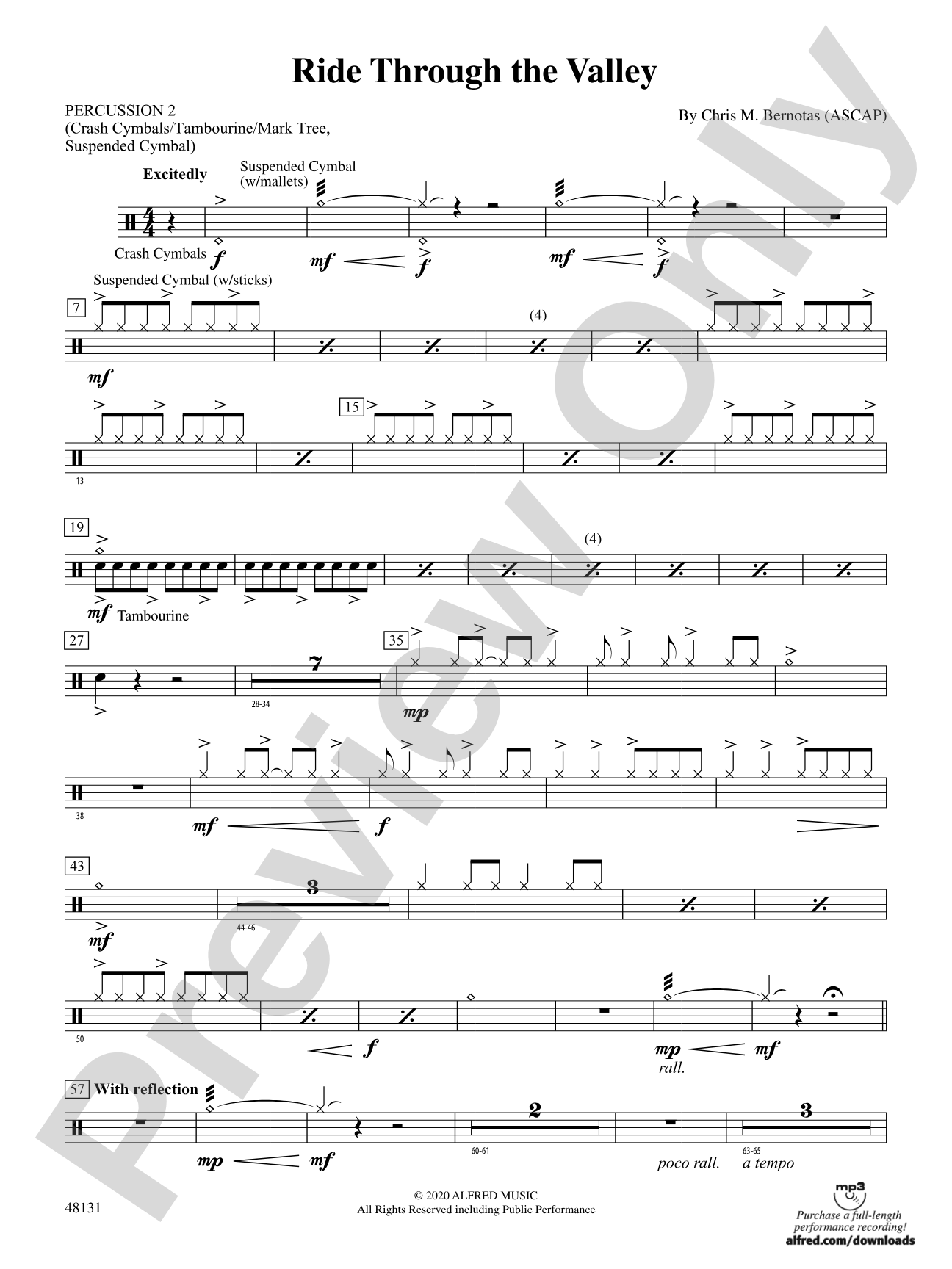 Ride Through the Valley: 2nd Percussion