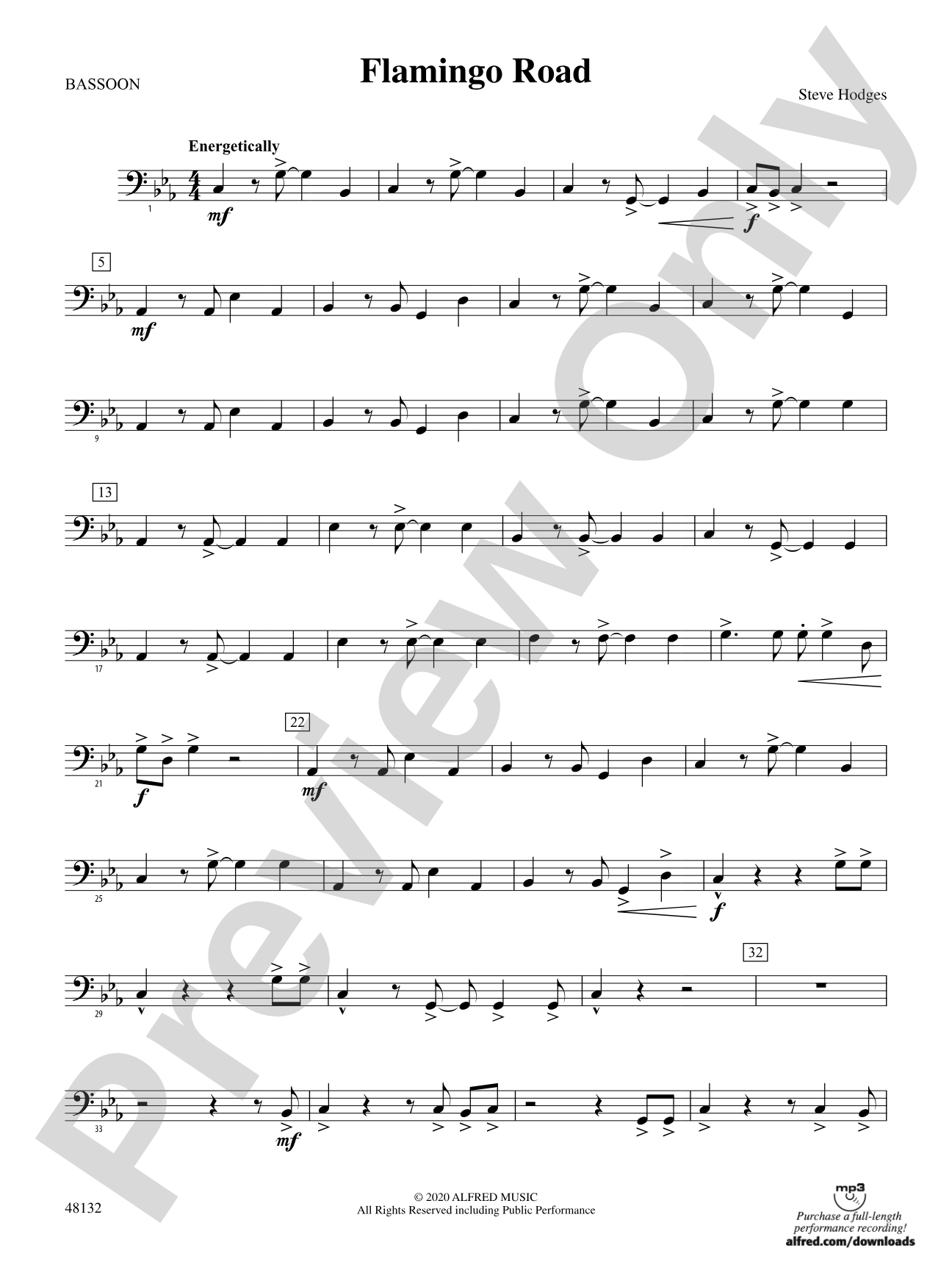 Flamingo Road: Bassoon