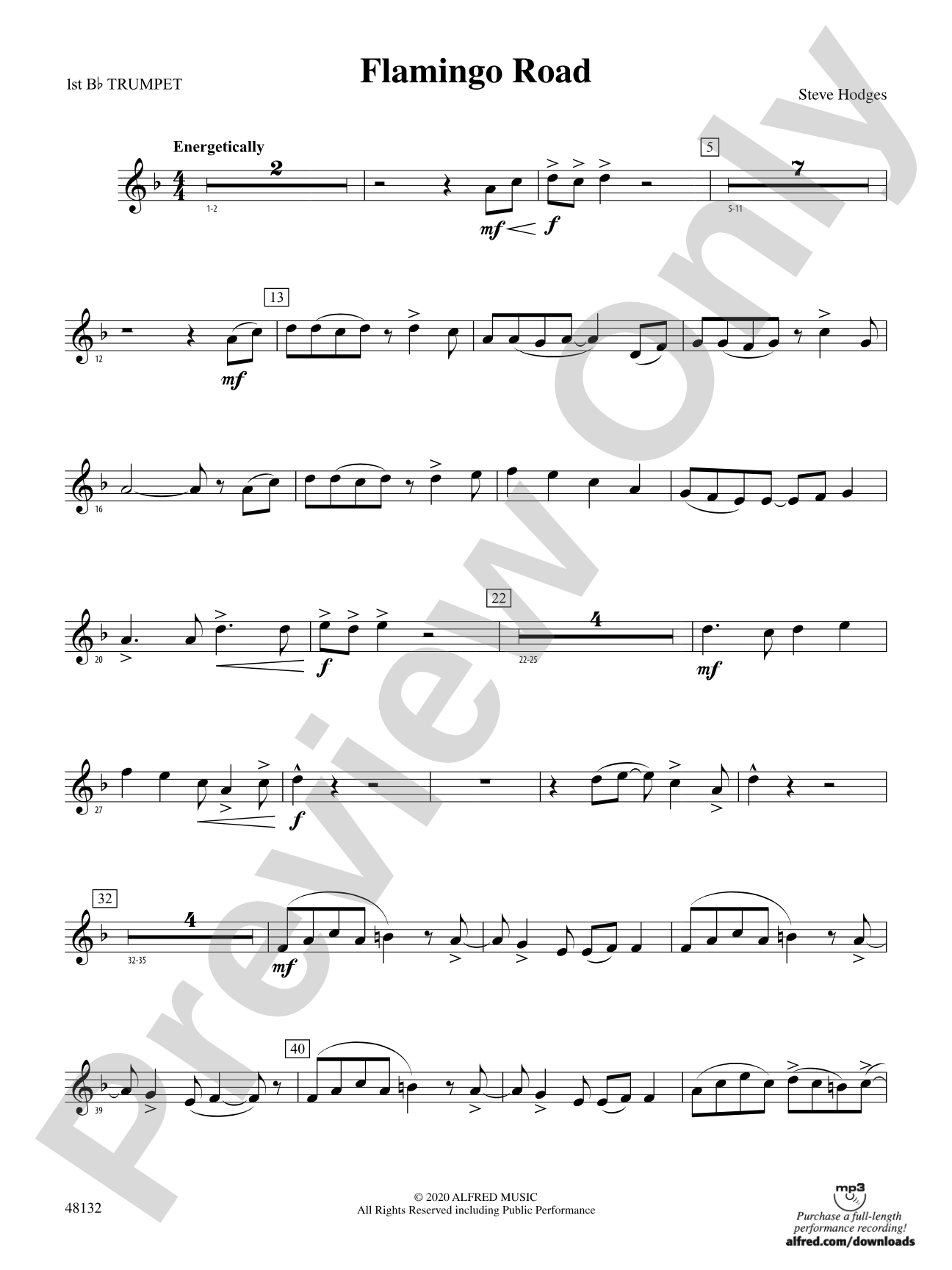 Flamingo Road: 1st B-flat Trumpet