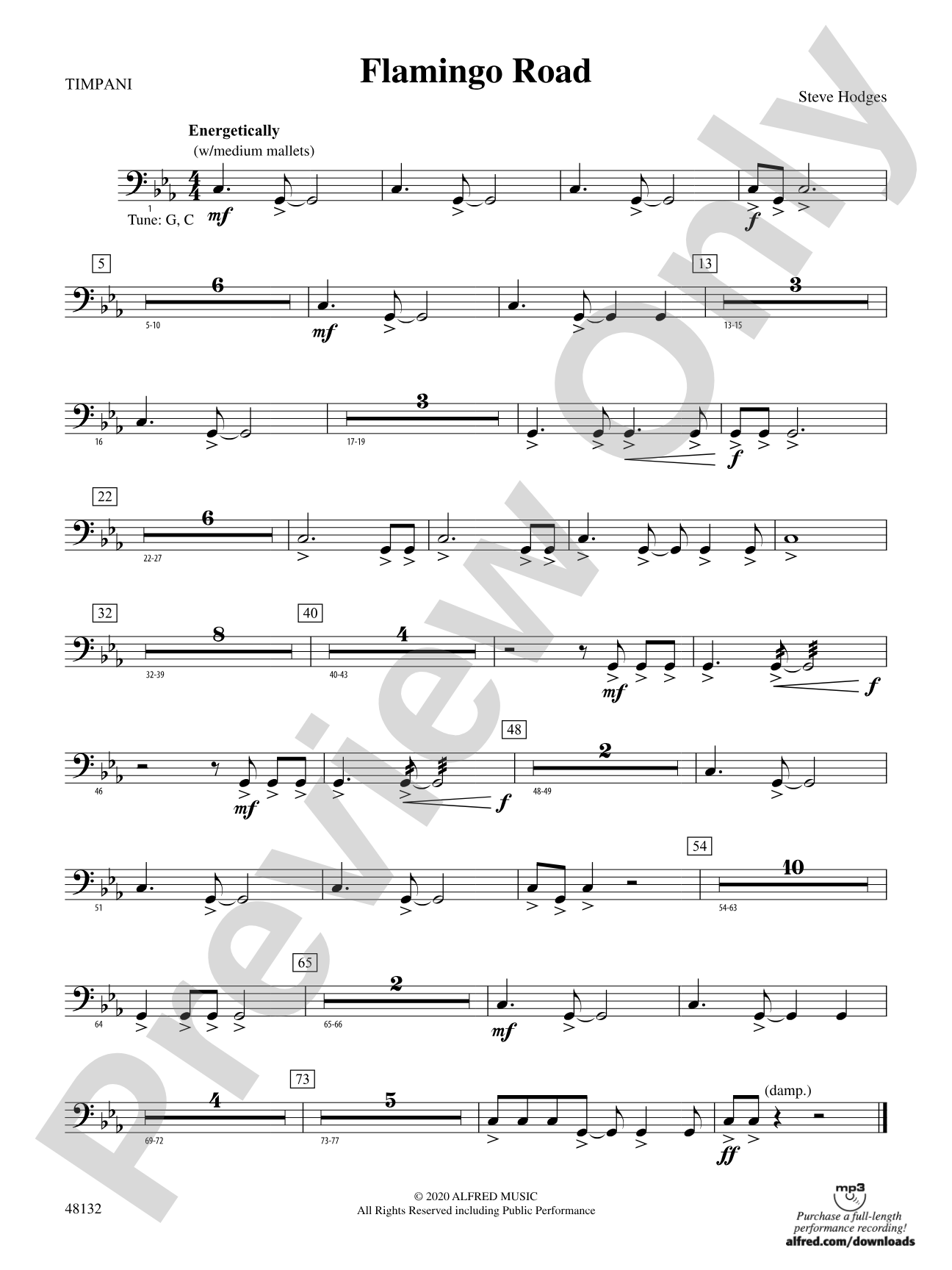 Flamingo Road: Timpani