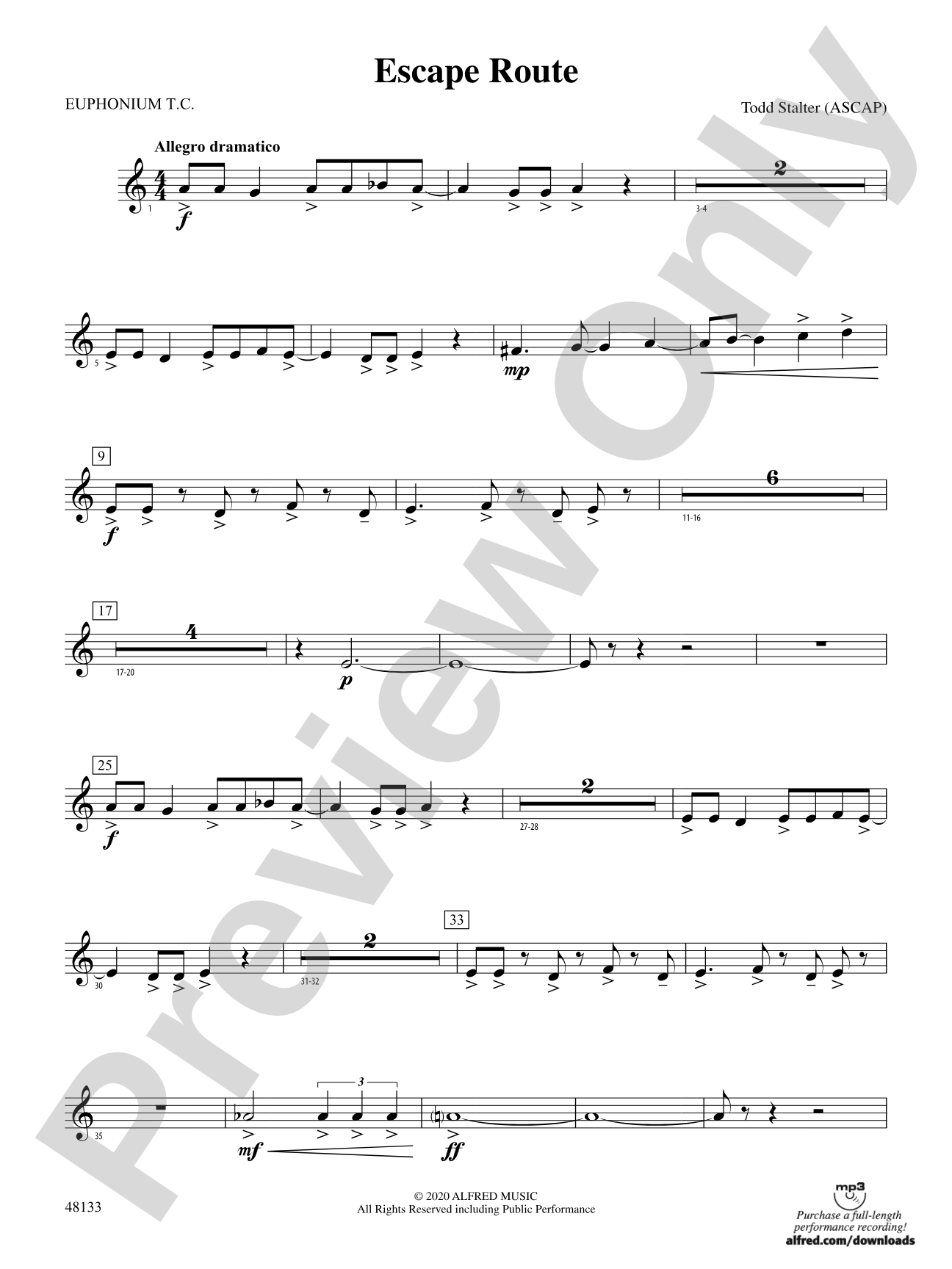 Escape Route: Baritone T.C.