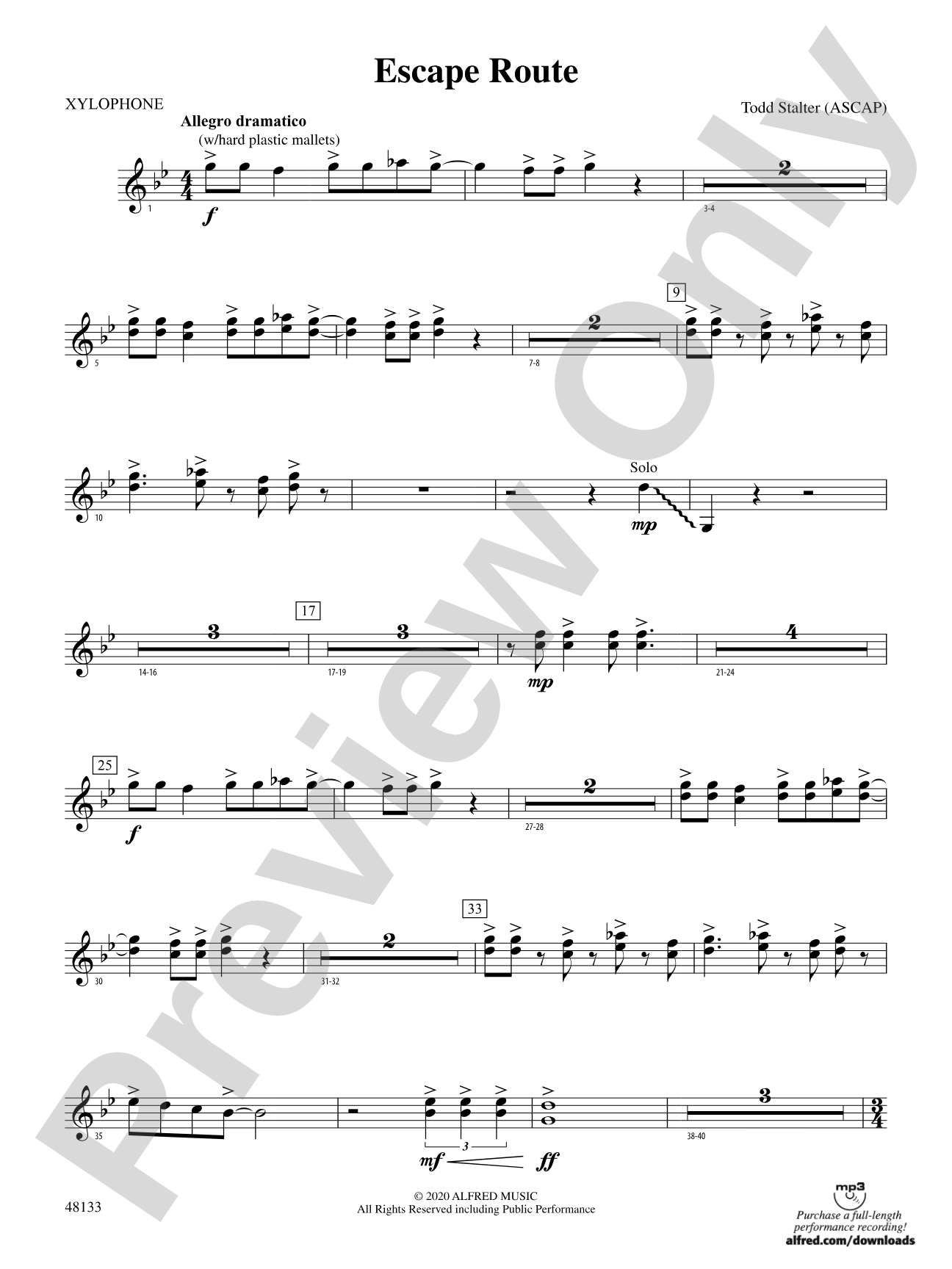 Escape Route: Xylophone