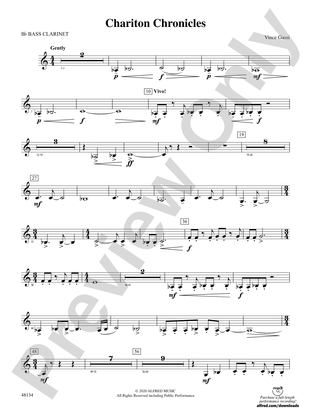 Chariton Chronicles: B-flat Bass Clarinet
