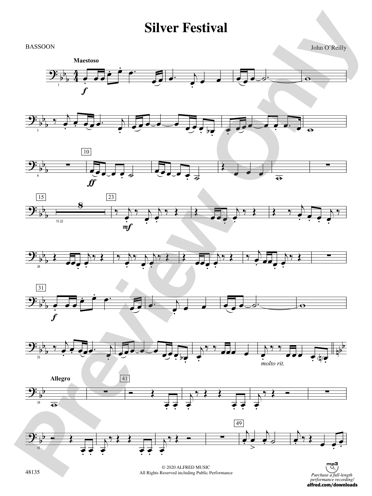 Silver Festival: Bassoon