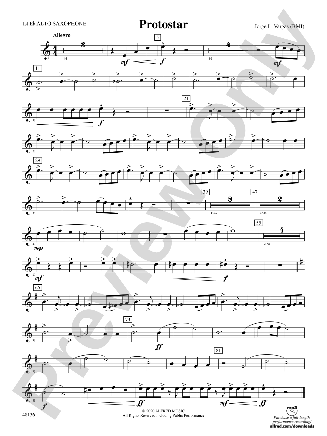 Protostar: E-flat Alto Saxophone