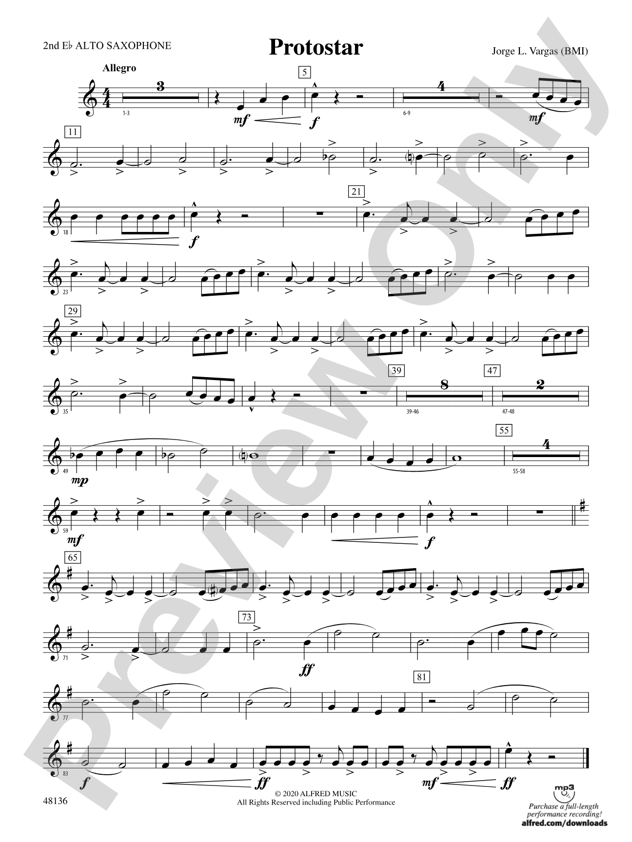 Protostar: 2nd E-flat Alto Saxophone