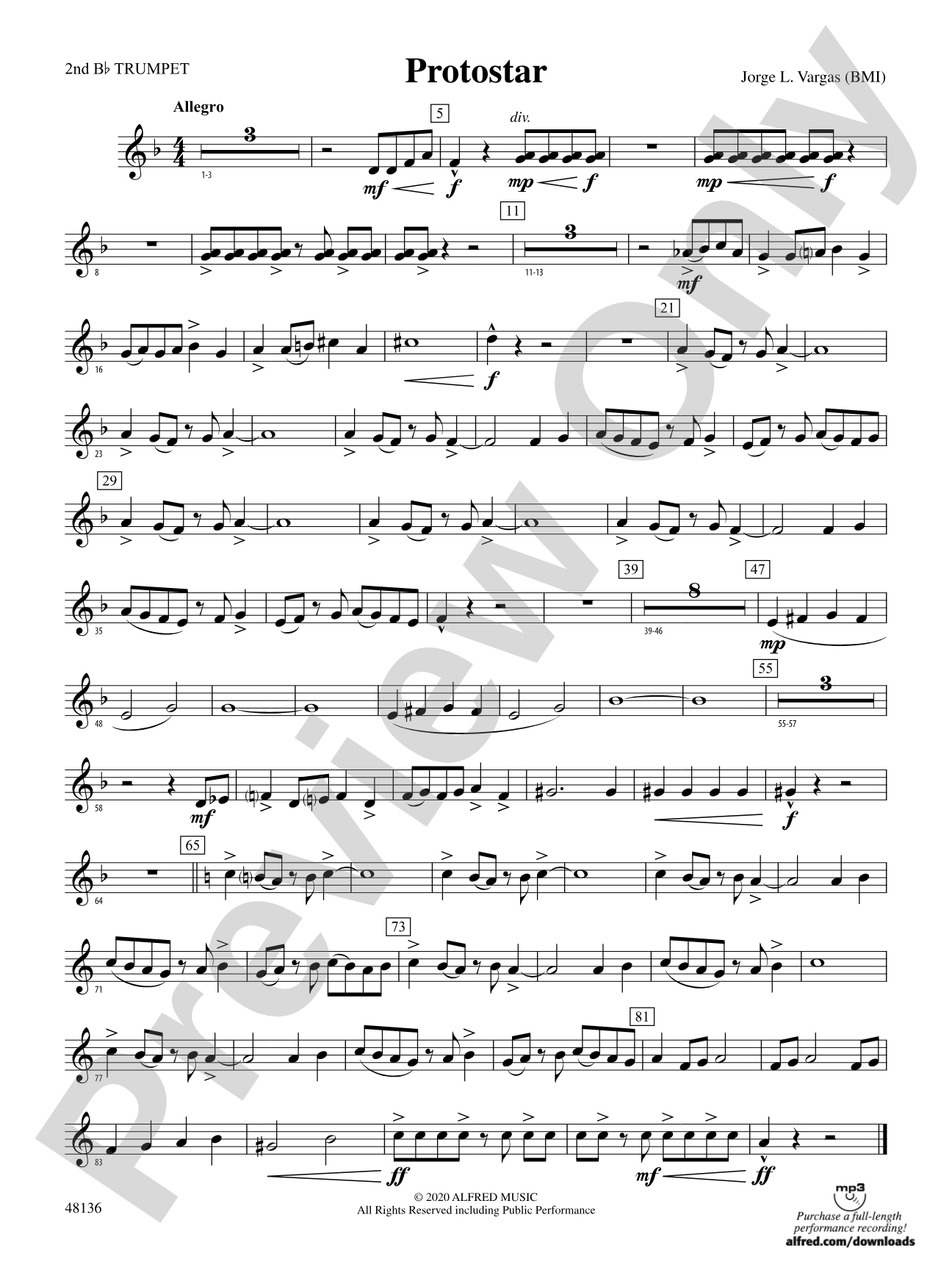 Protostar: 2nd B-flat Trumpet