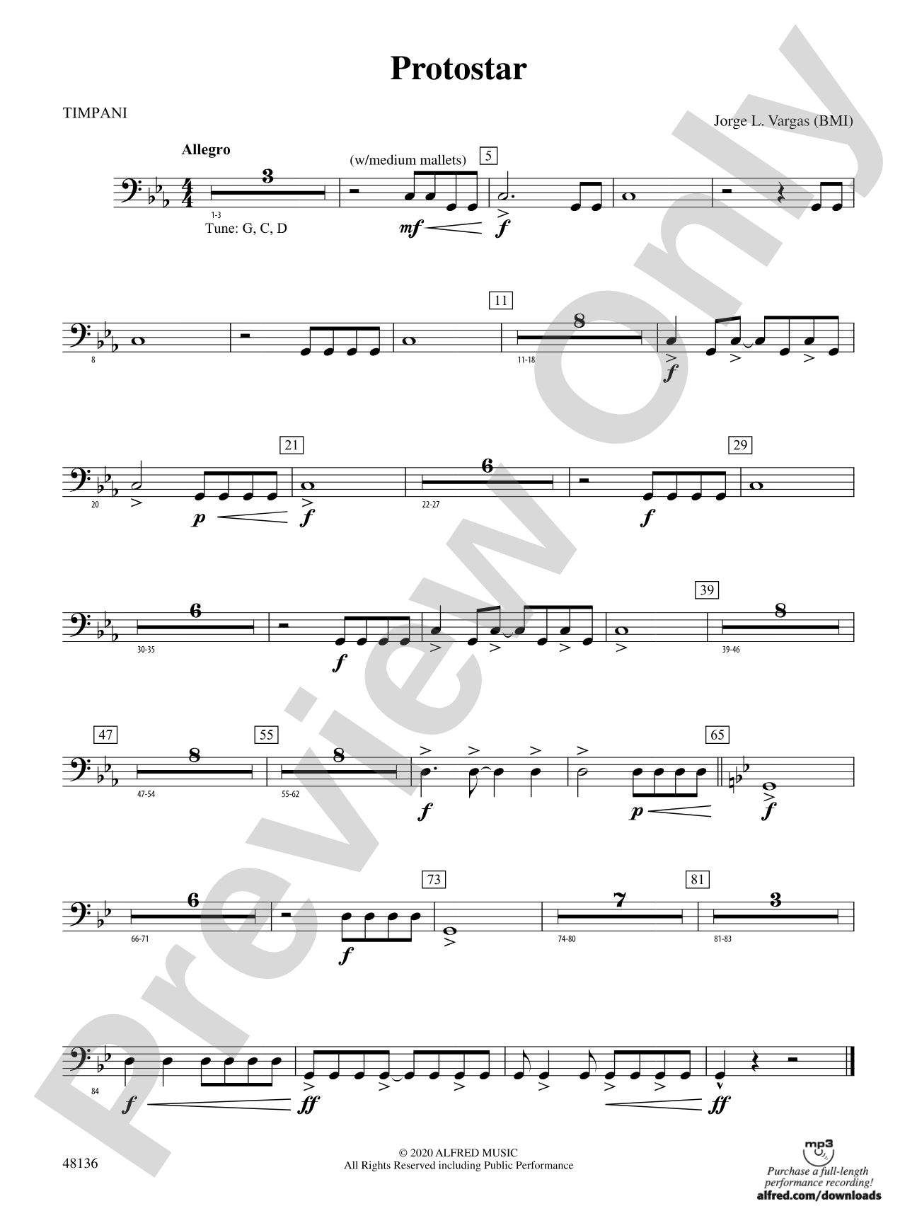 Protostar: Timpani