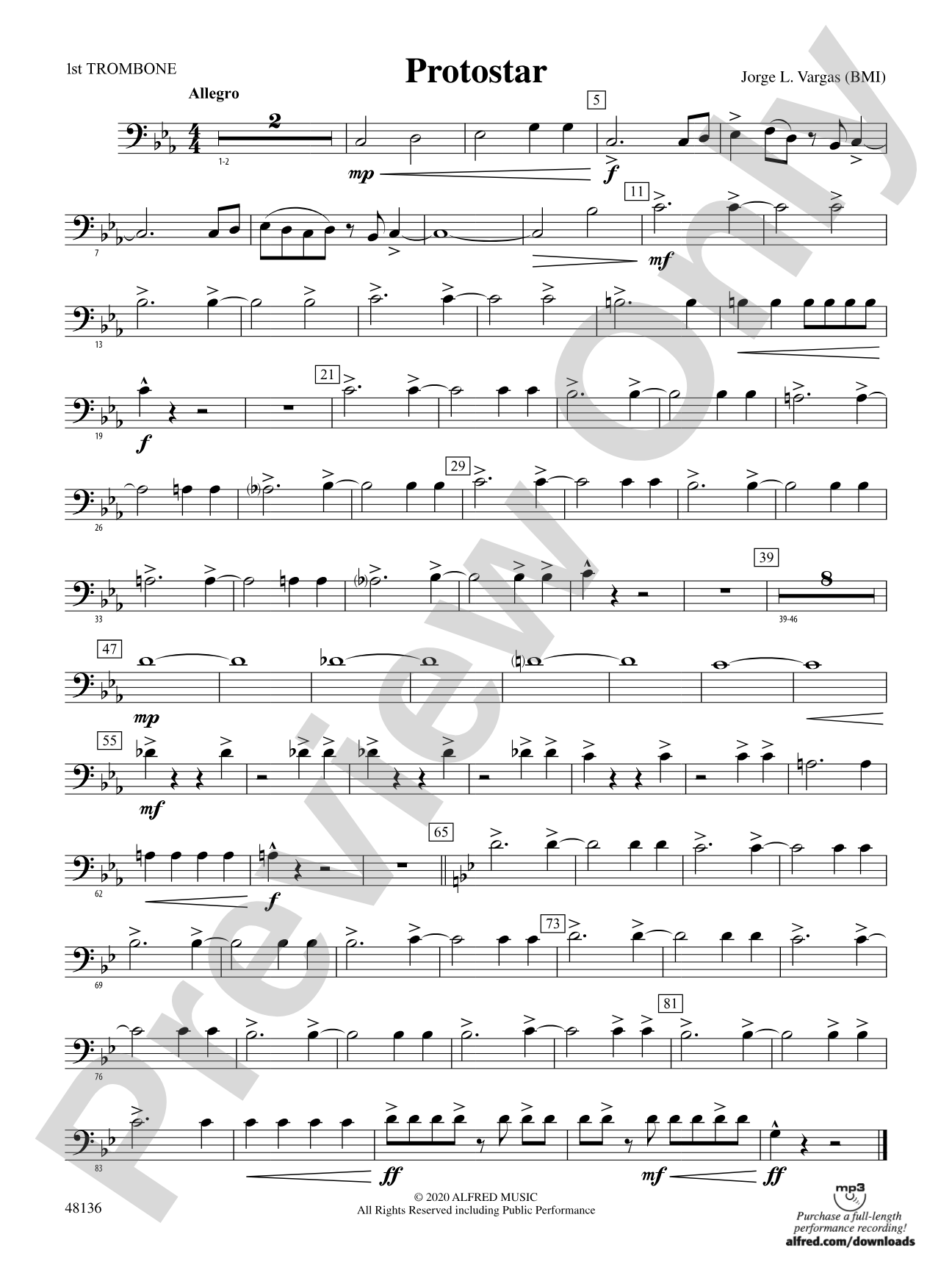 Protostar: 1st Trombone