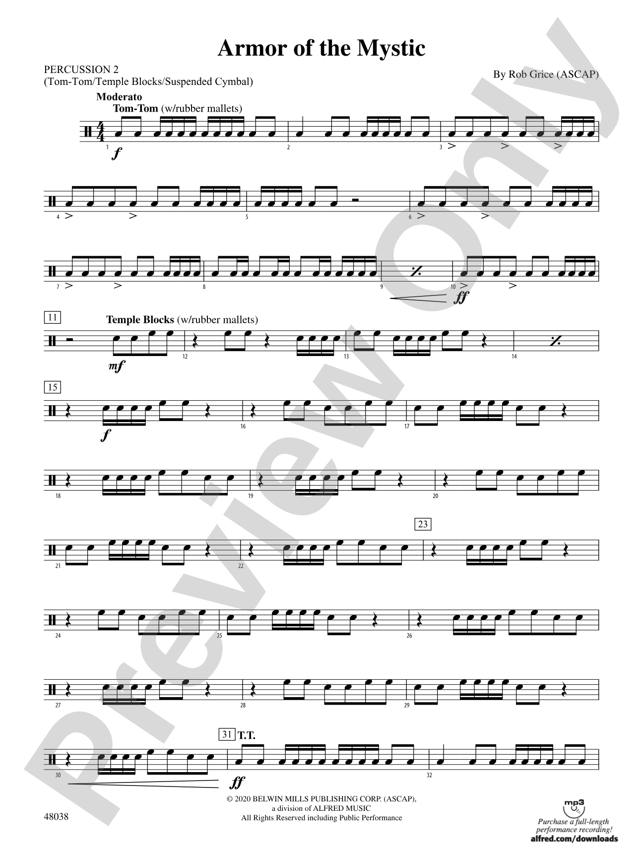 Armor of the Mystic: 2nd Percussion