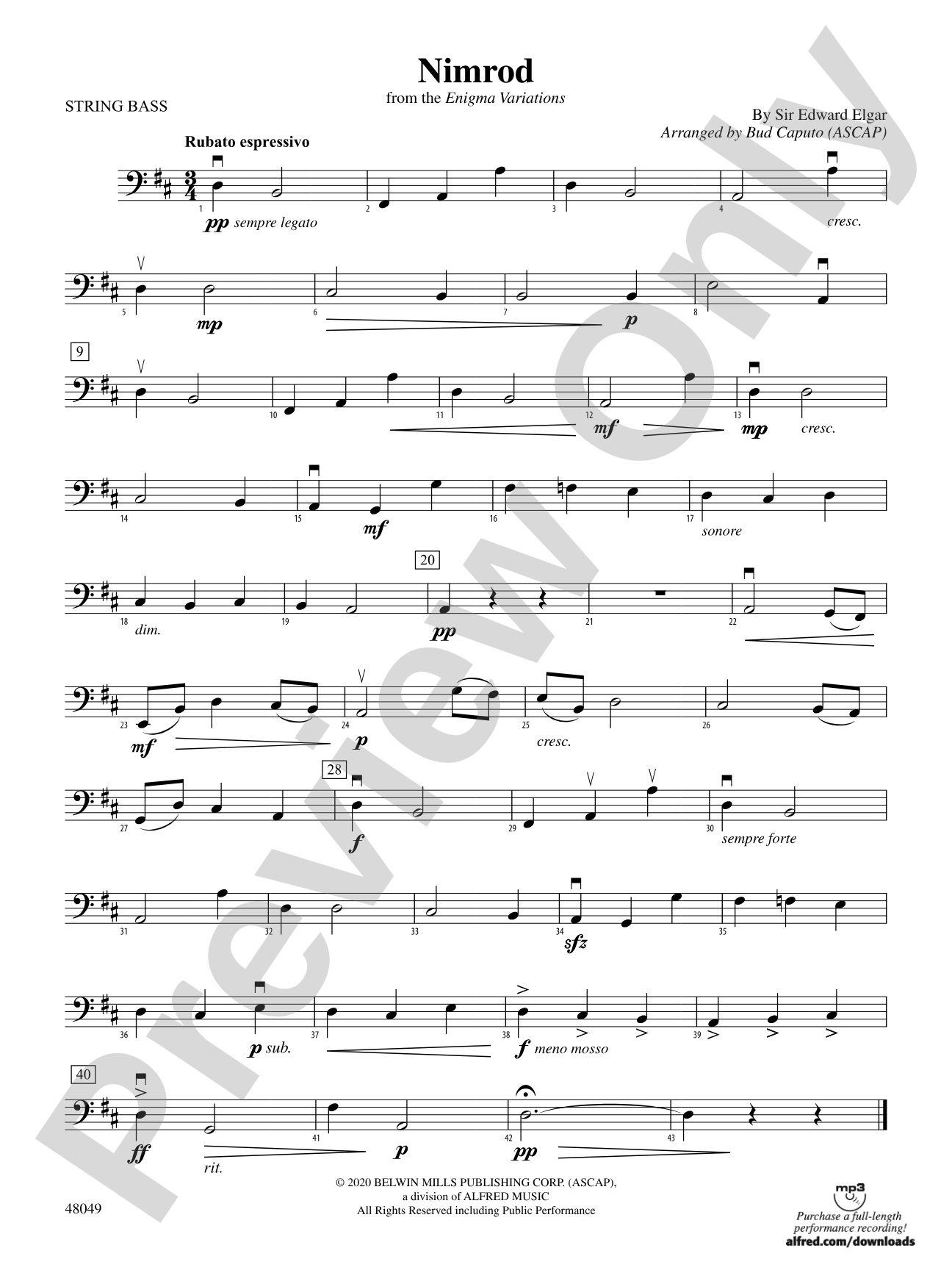 Nimrod: String Bass