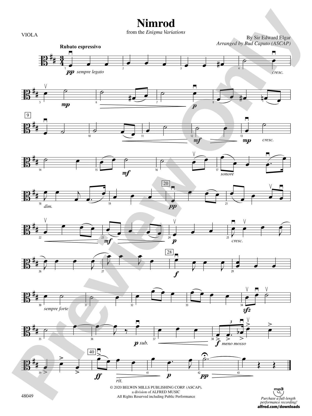Nimrod: Viola