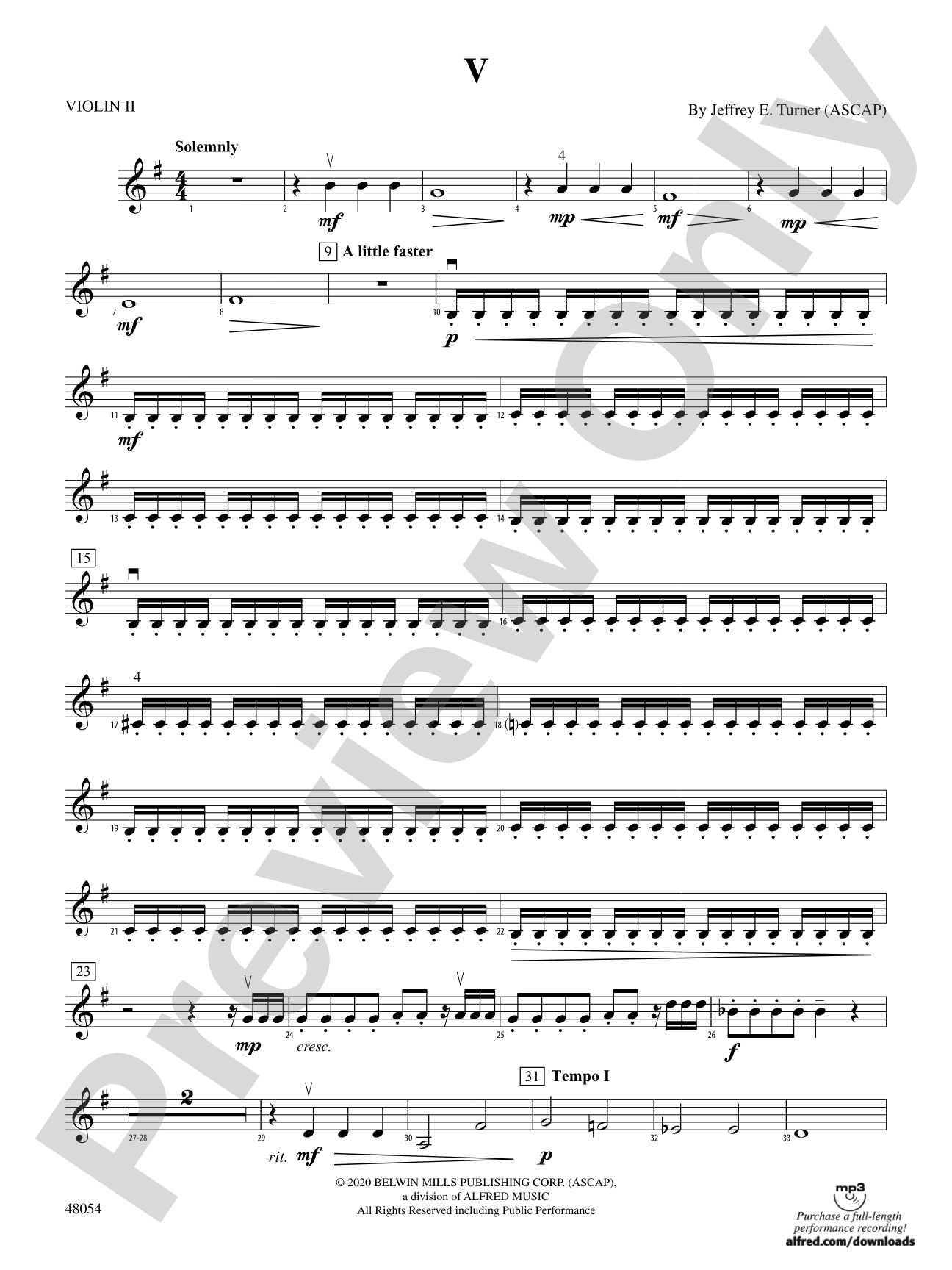 V: 2nd Violin