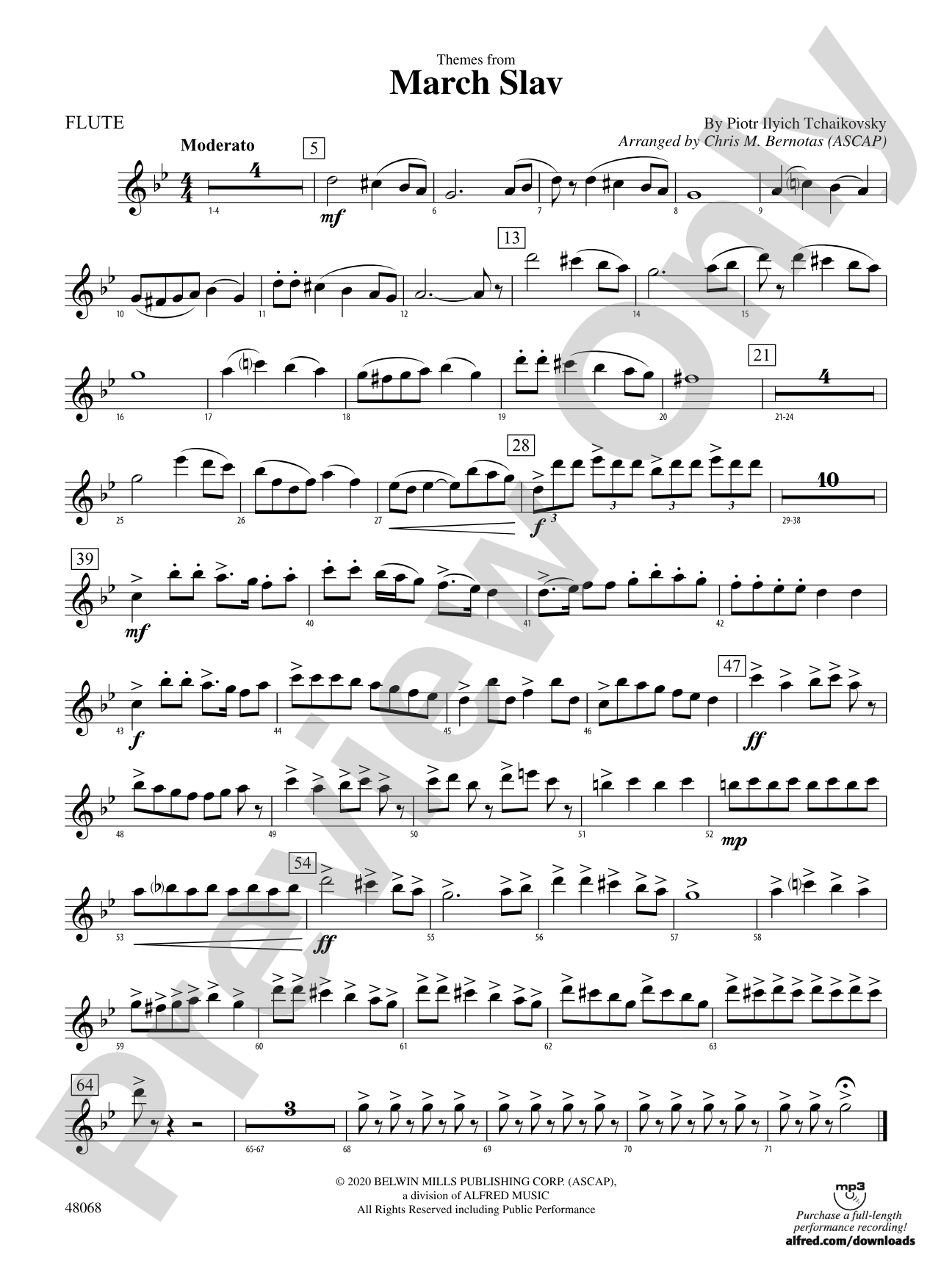 March Slav: Flute