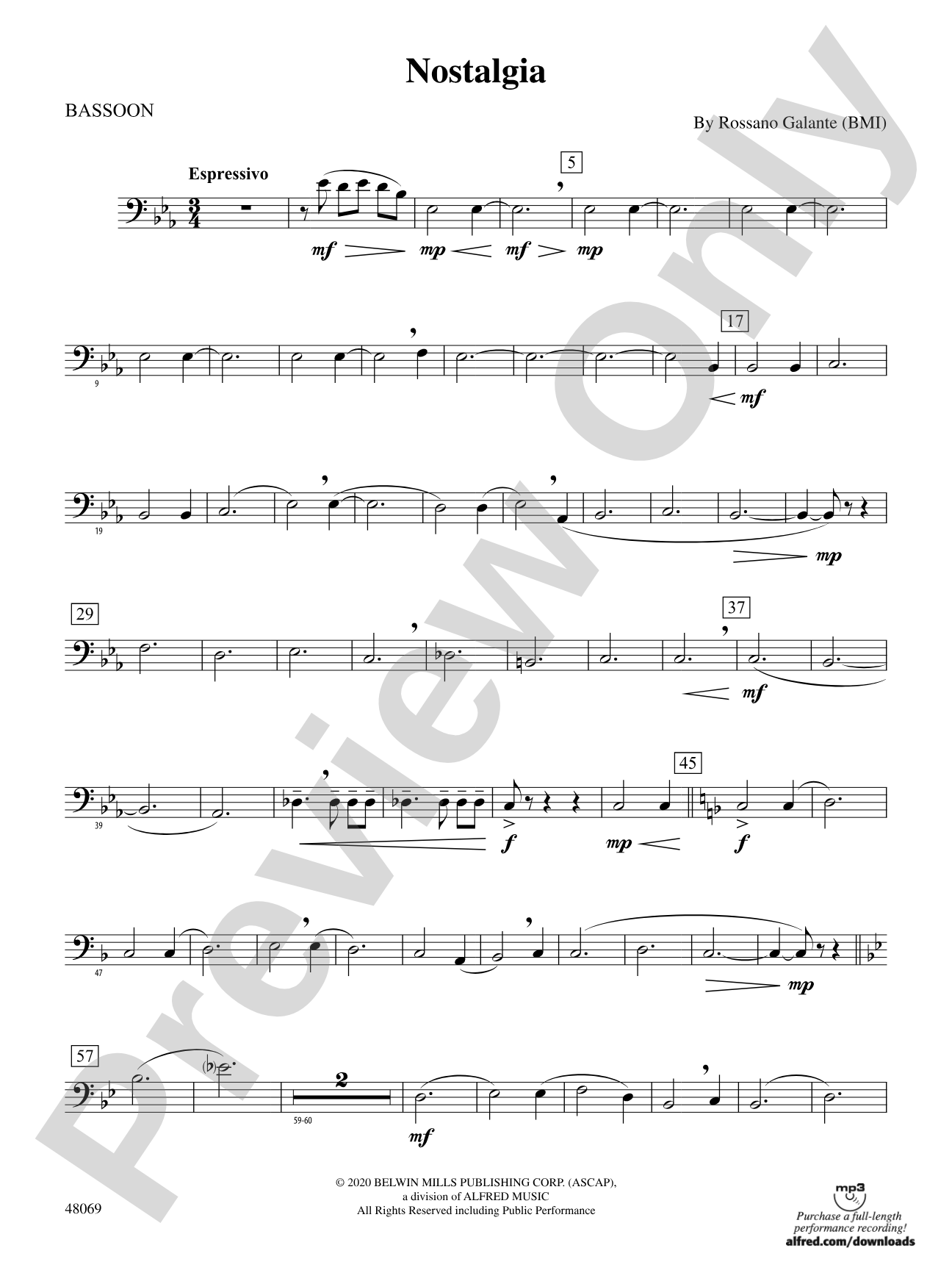 Nostalgia: Bassoon