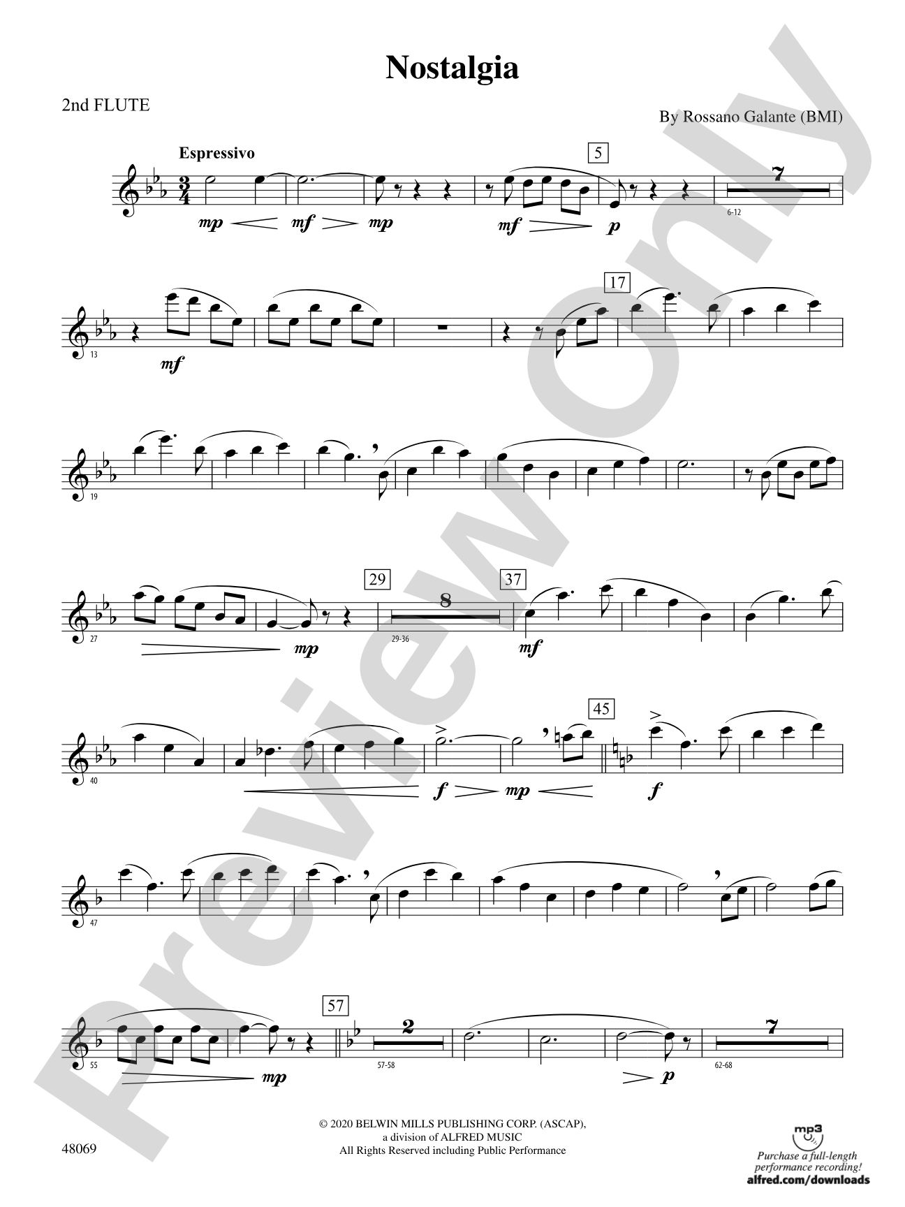 Nostalgia: 2nd Flute
