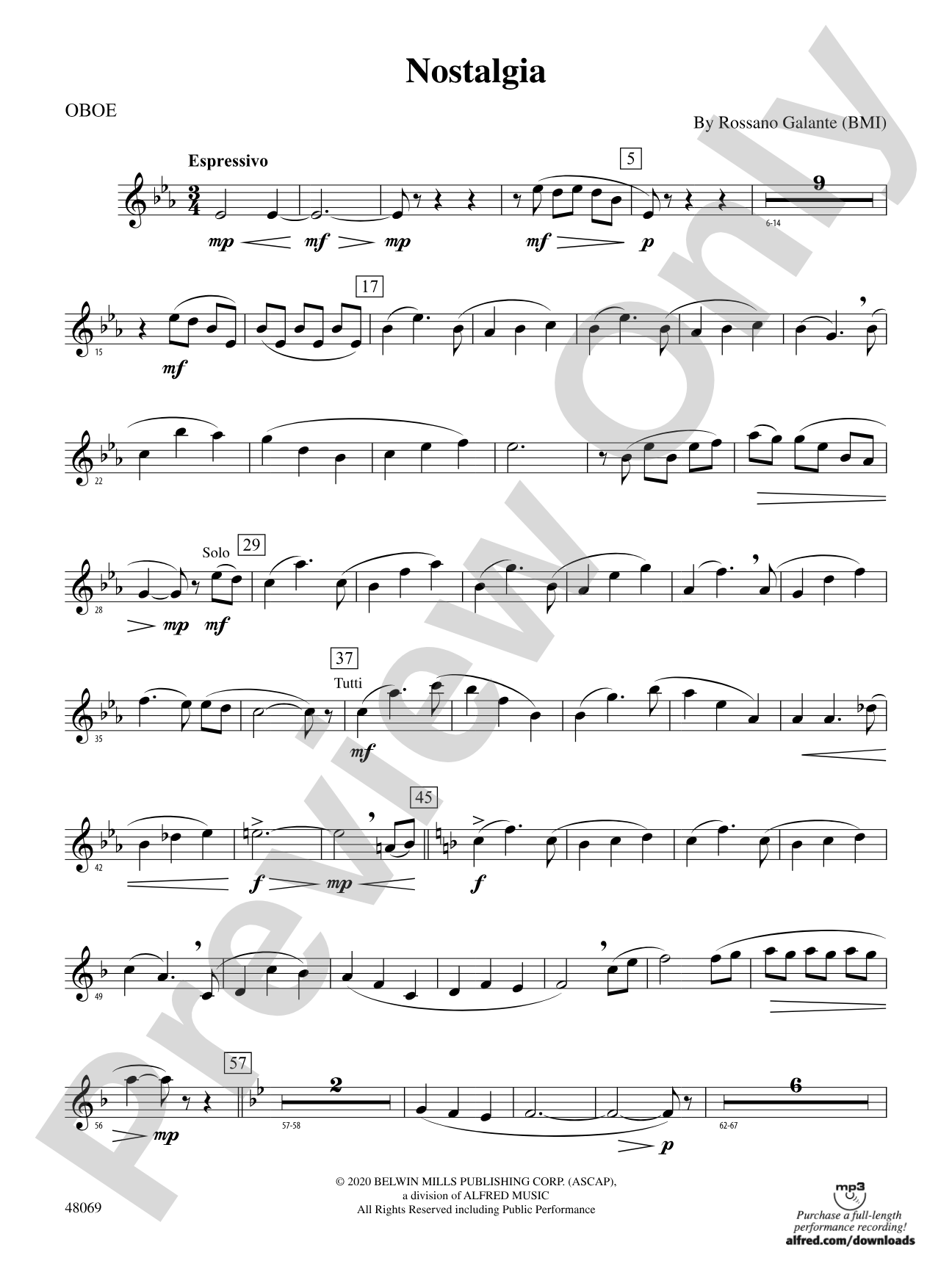 Nostalgia: Oboe