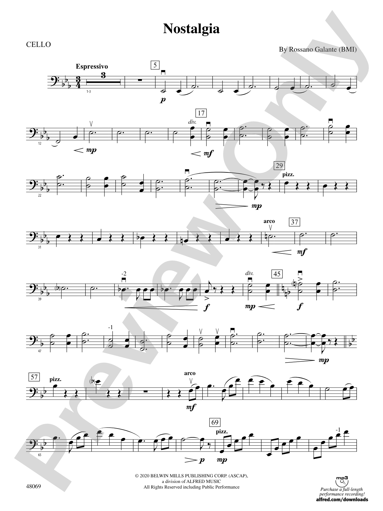 Nostalgia: Cello