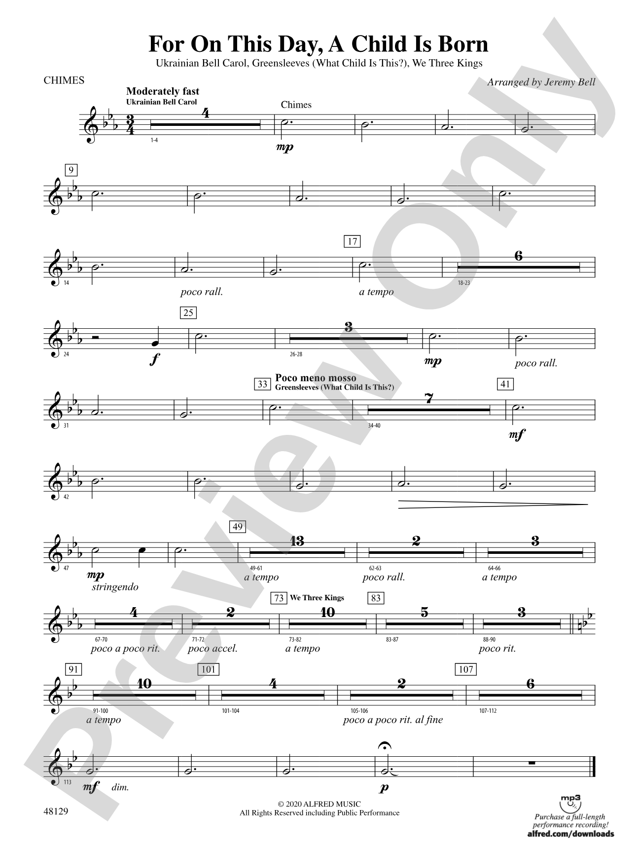 For On This Day, A Child Is Born: Chimes