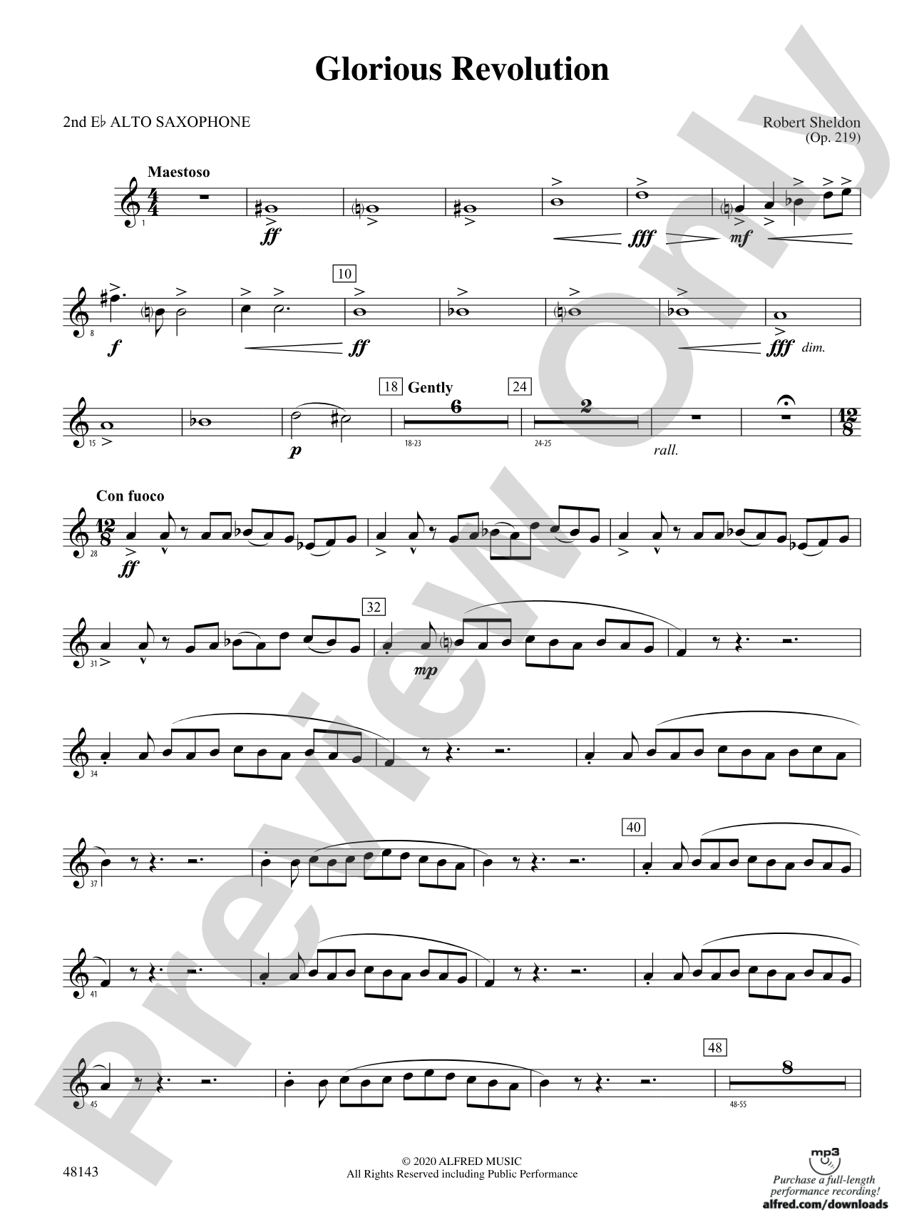 Glorious Revolution: 2nd E-flat Alto Saxophone