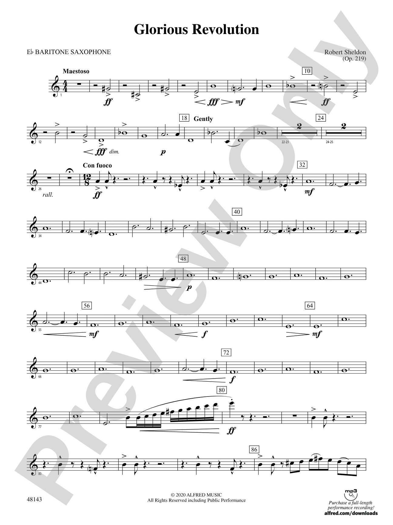 Glorious Revolution: E-flat Baritone Saxophone