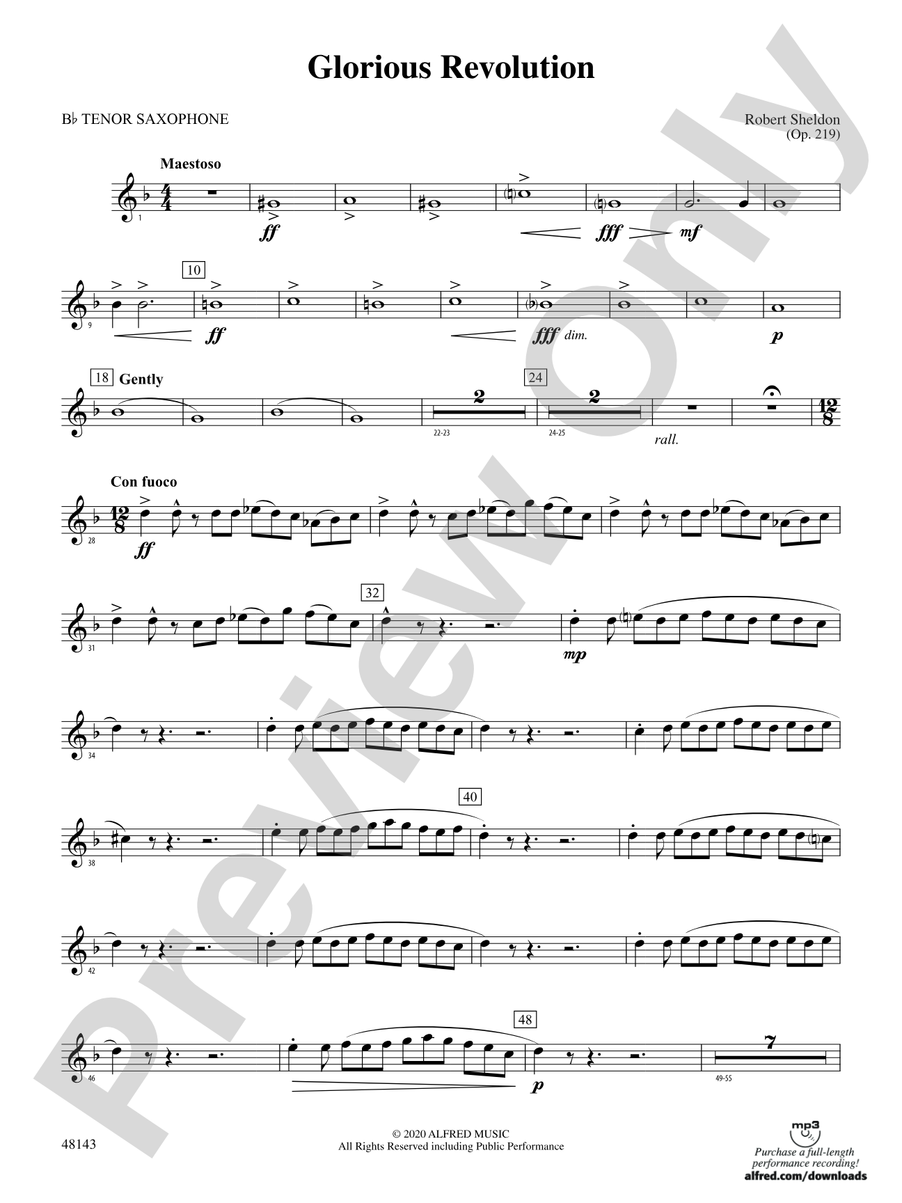 Glorious Revolution: B-flat Tenor Saxophone