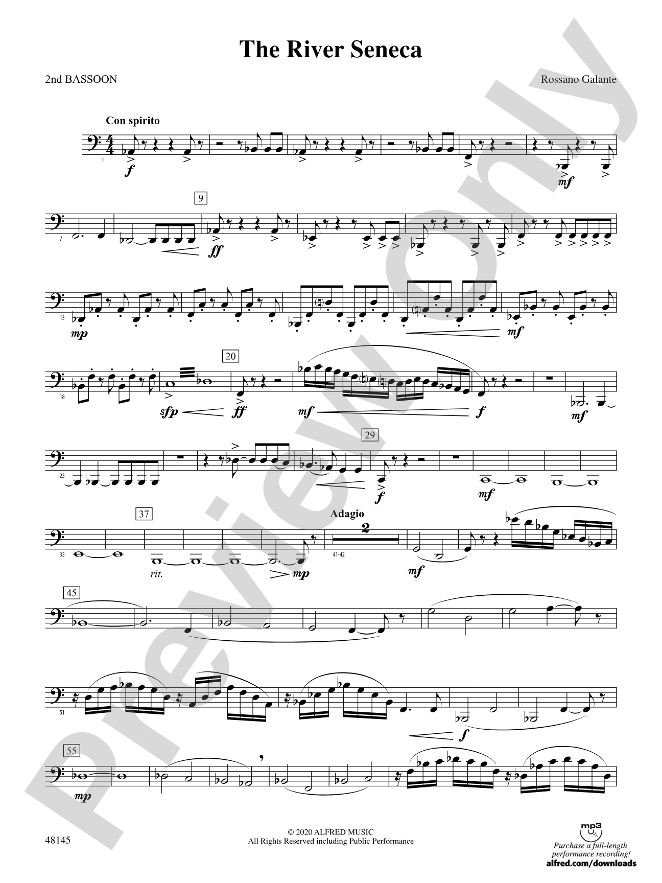 The River Seneca: 2nd Bassoon