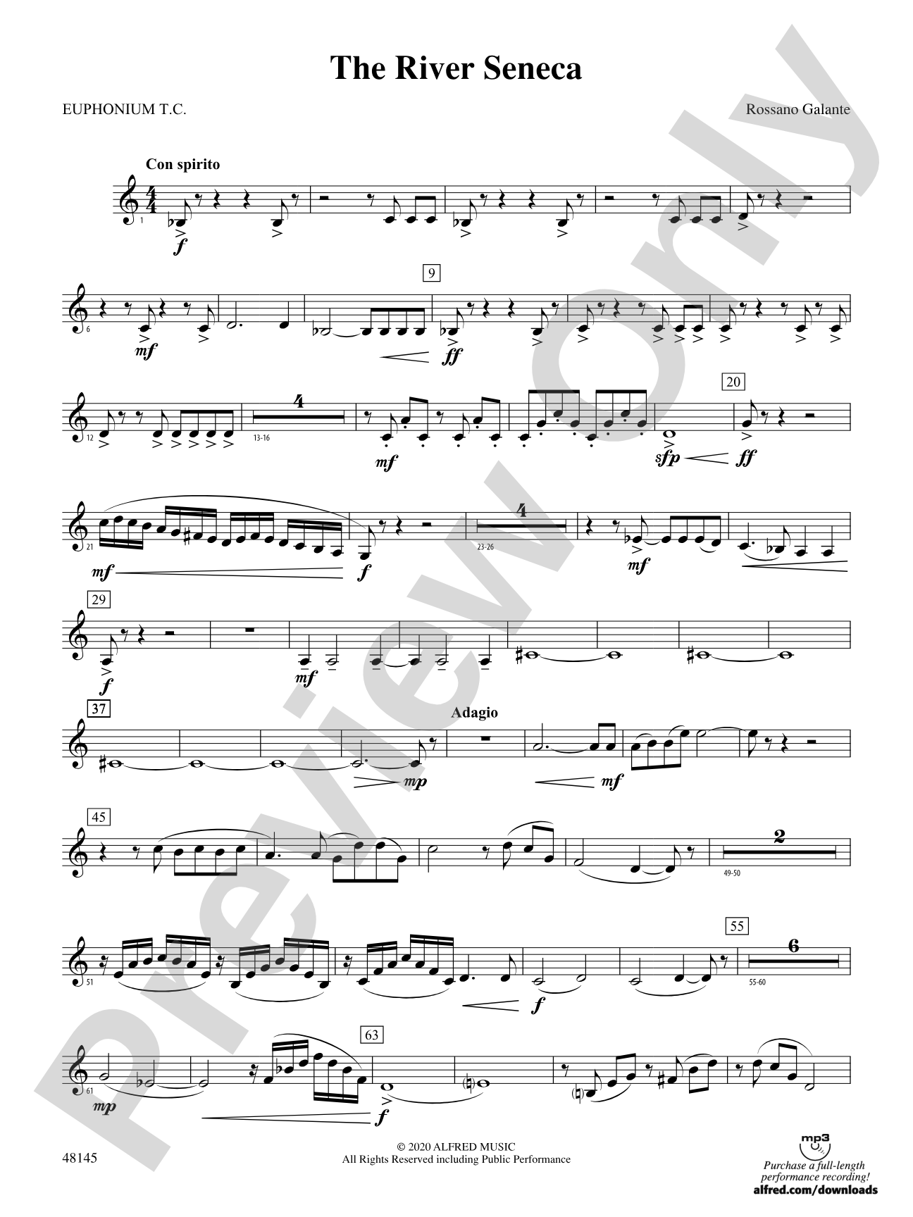 The River Seneca: Baritone T.C.