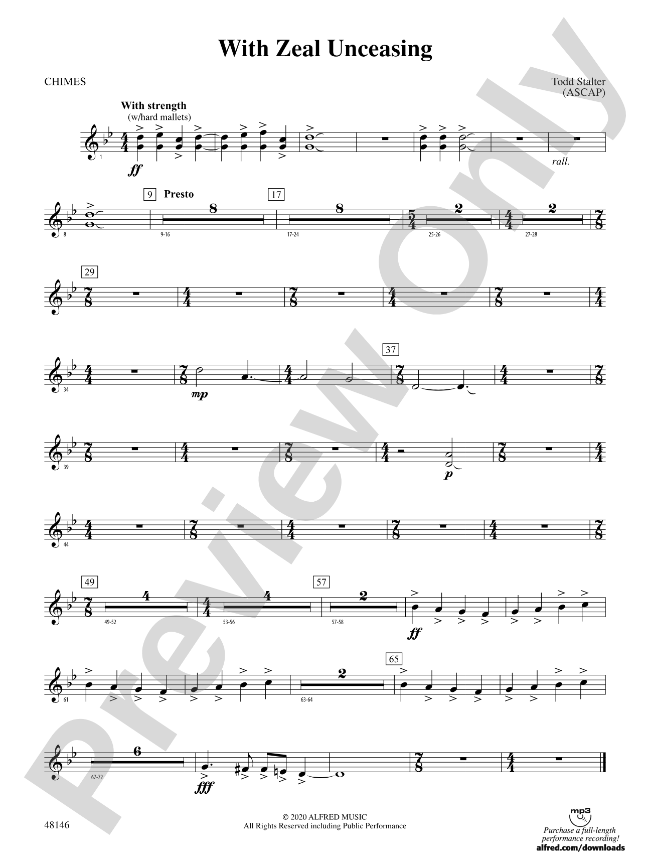 With Zeal Unceasing: Chimes